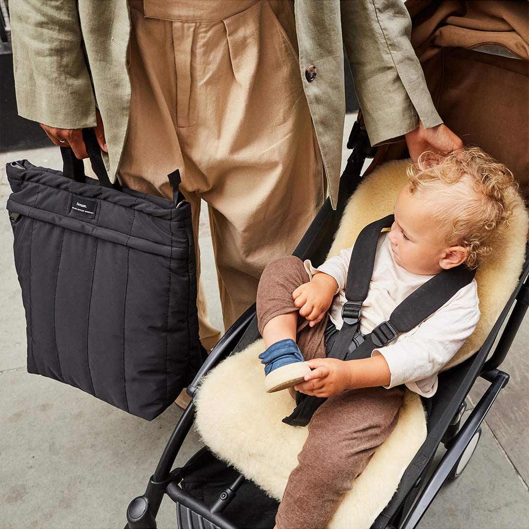  Finnson RAE Eco Changing Backpack with Changing Mat - Black、mySite、merchandisen