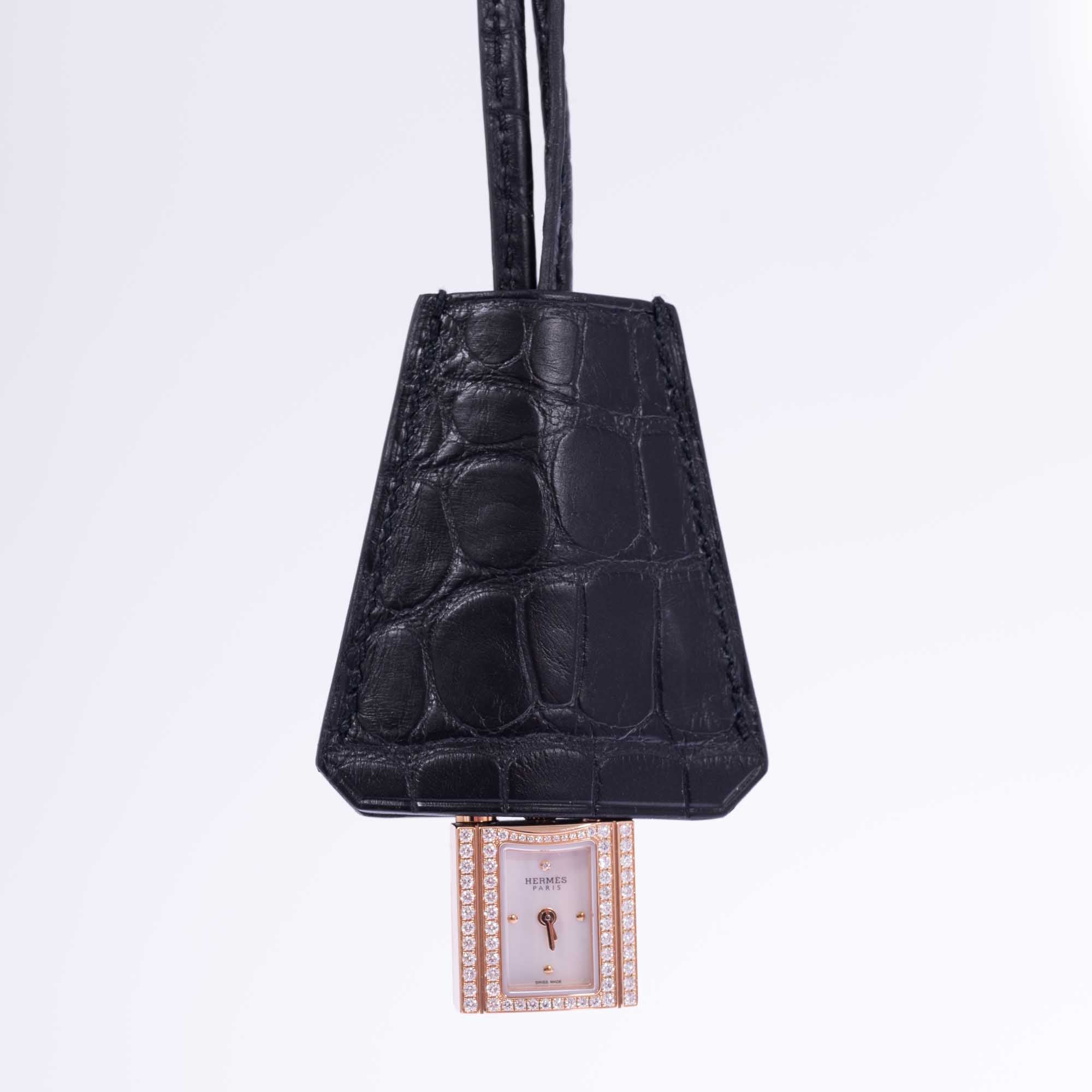 Extraordinary Full Diamond Hermès Kelly Watch 3 Piece Set、mySite、garminoutage.com