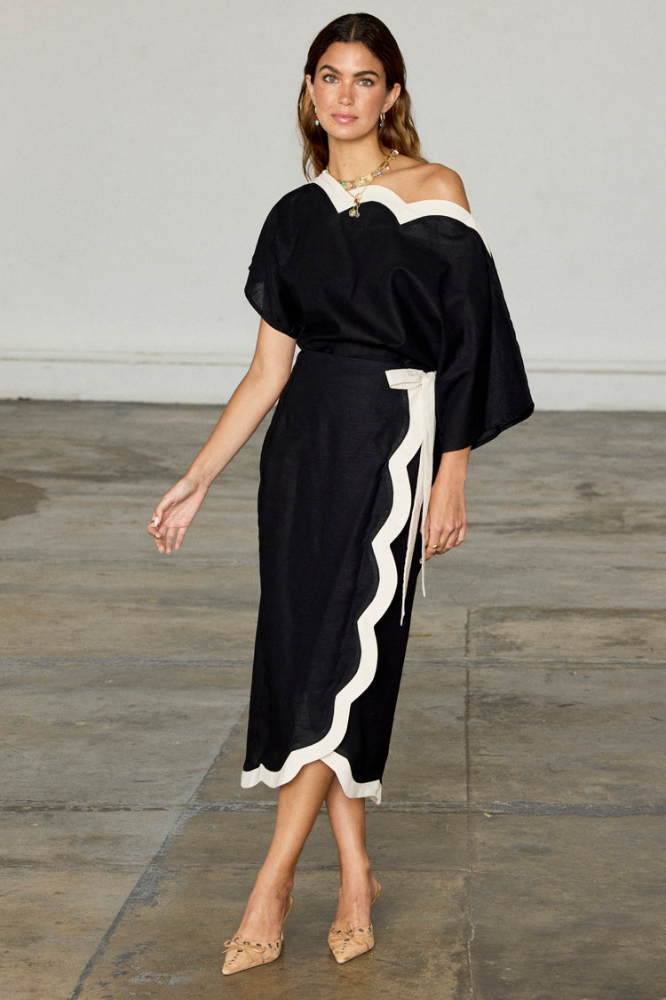 Mono Scallop Tilly Top、mySite、solidvoid