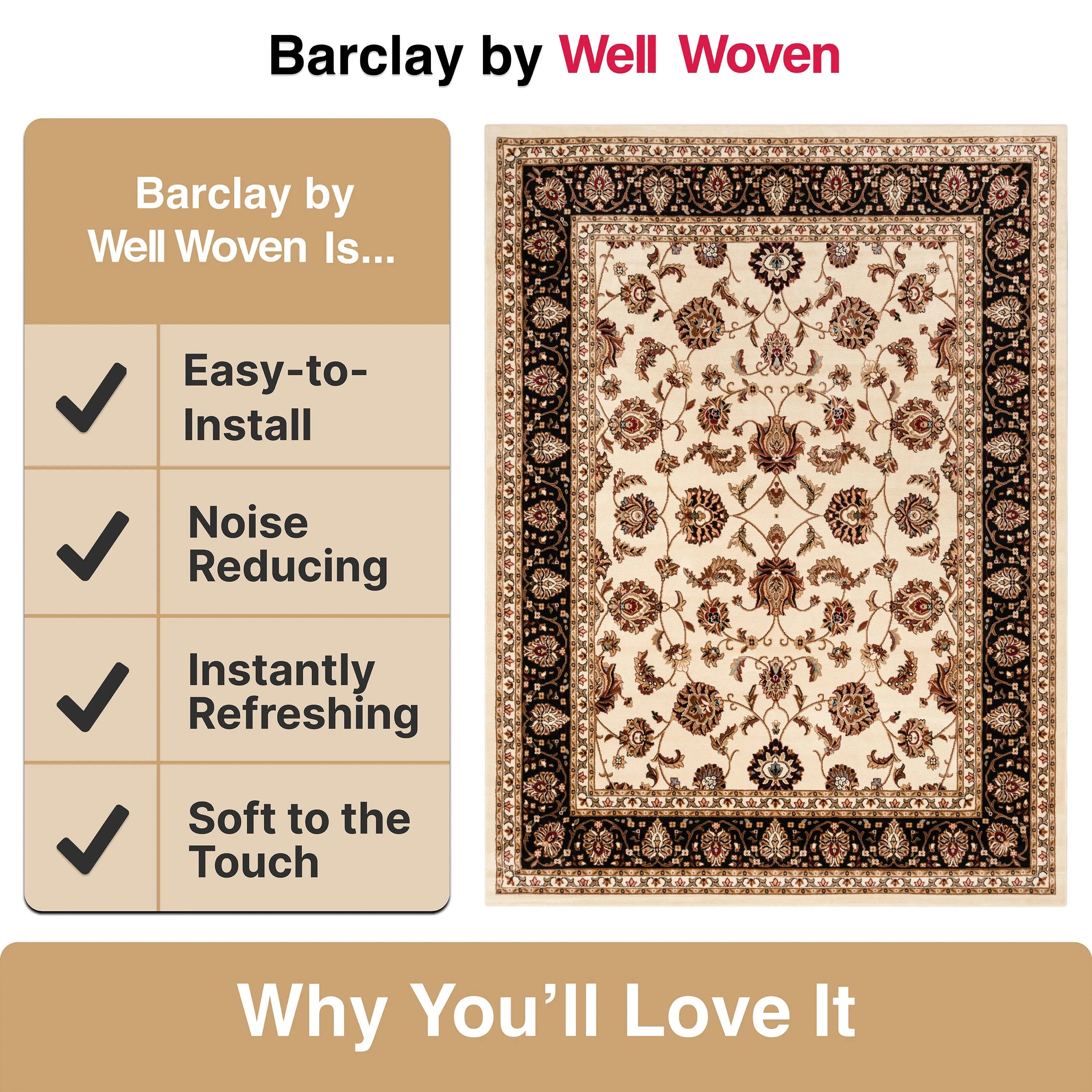 Sarouk Ivory Traditional Rug、mySite、gigharbornorthrealestate