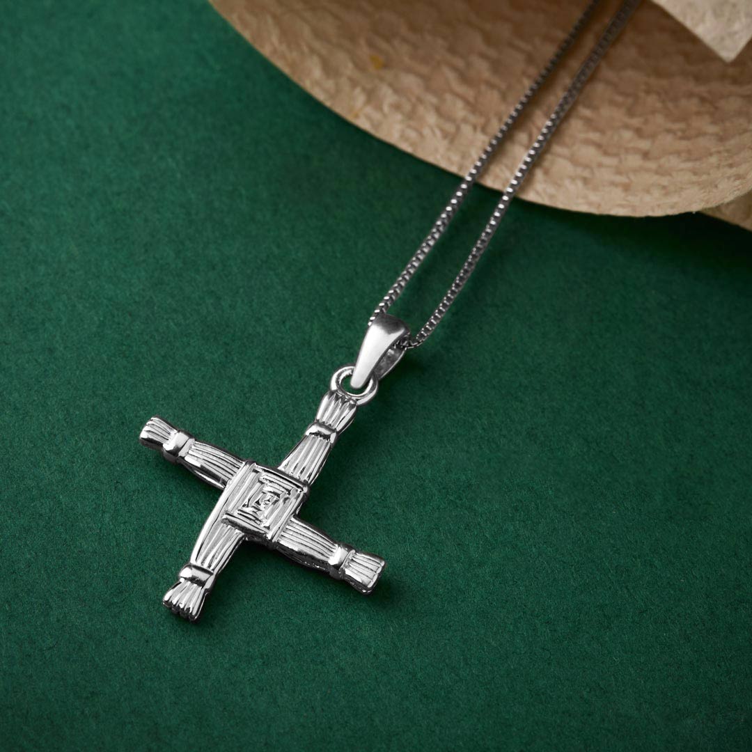 Silver St Brigids Cross Necklace、mySite、botmansion