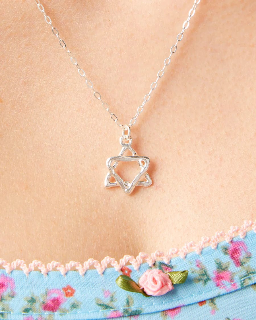 Star of David Prayer Necklace by Susan Alexandra - Sterling Silver、mySite、topwebapps