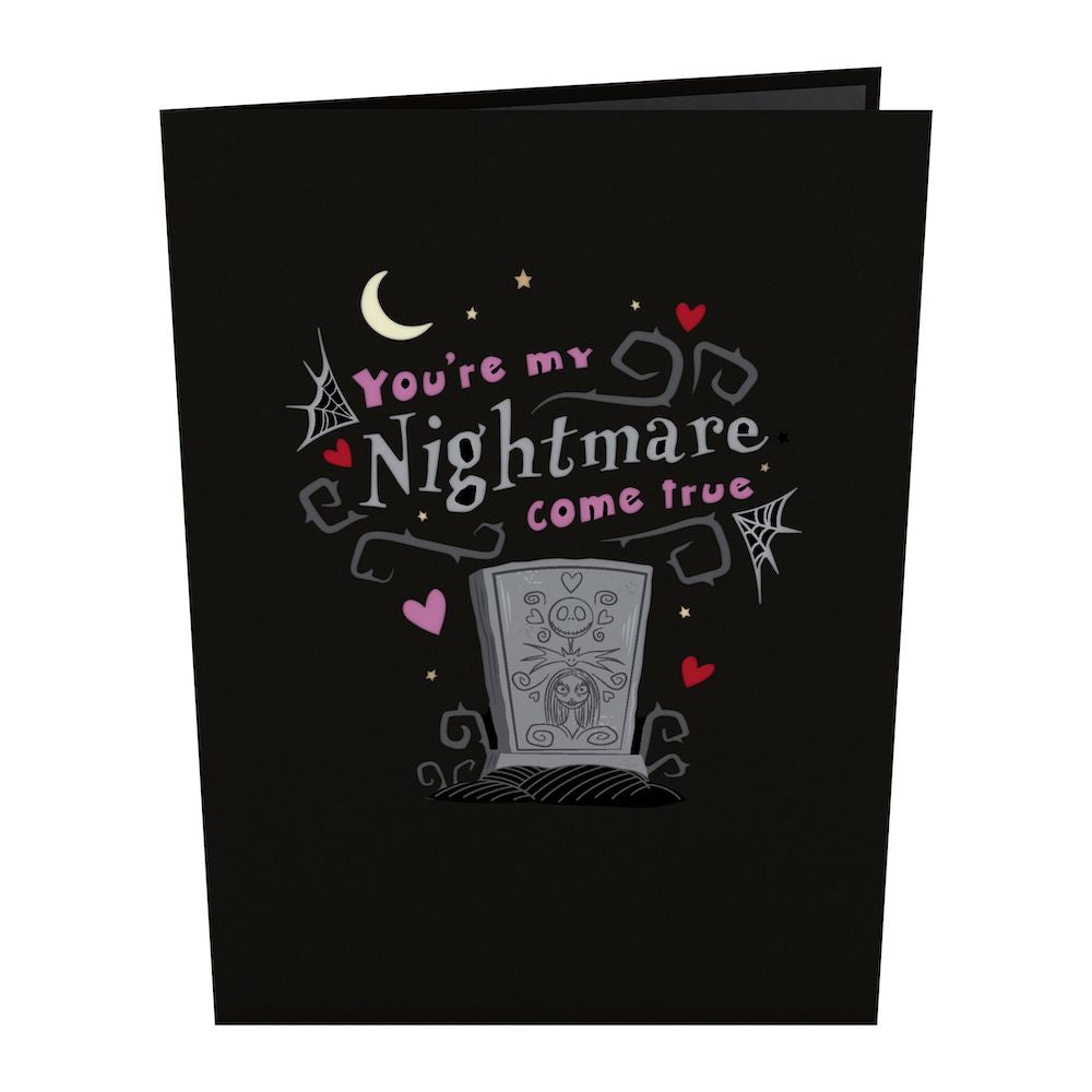 Disney Tim Burton's The Nightmare Before Christmas My Nightmare Come True Pop-Up Card、mySite、solidvoid