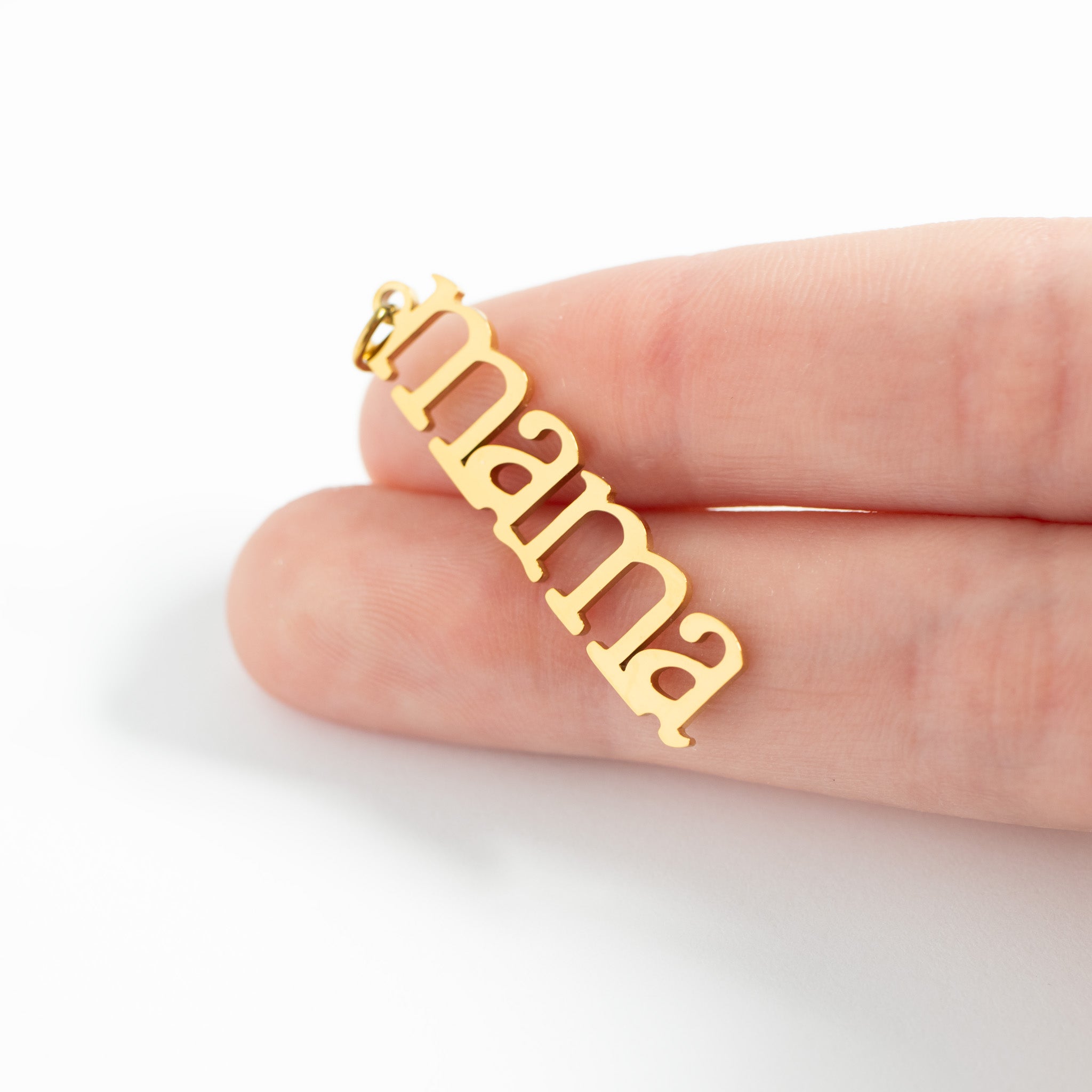 18K Gold PVD Stainless Steel Mama Charm / PDL0268、mySite、dreamappss