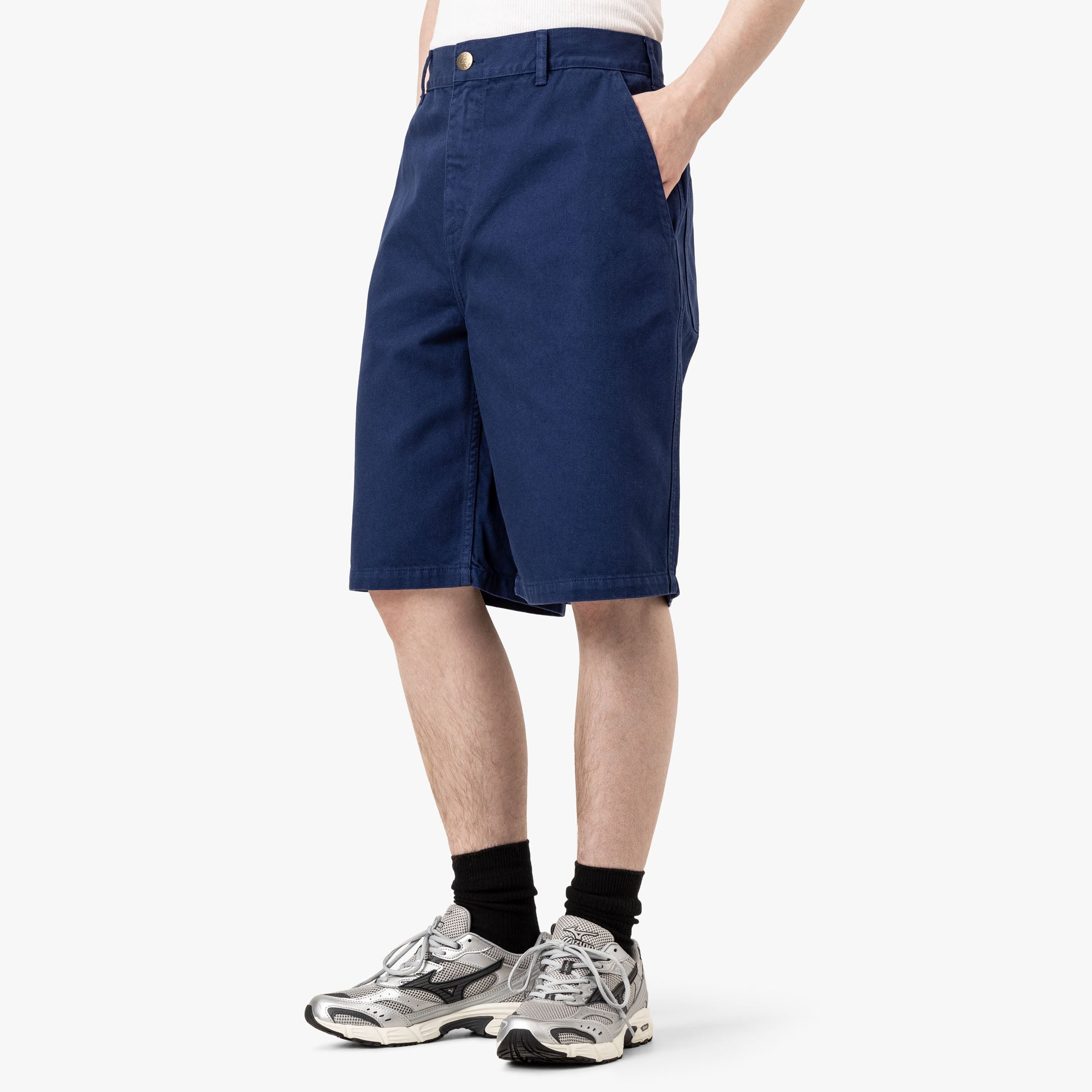  Palmes Twill Patch Shorts Blue、mySite、merchandisen