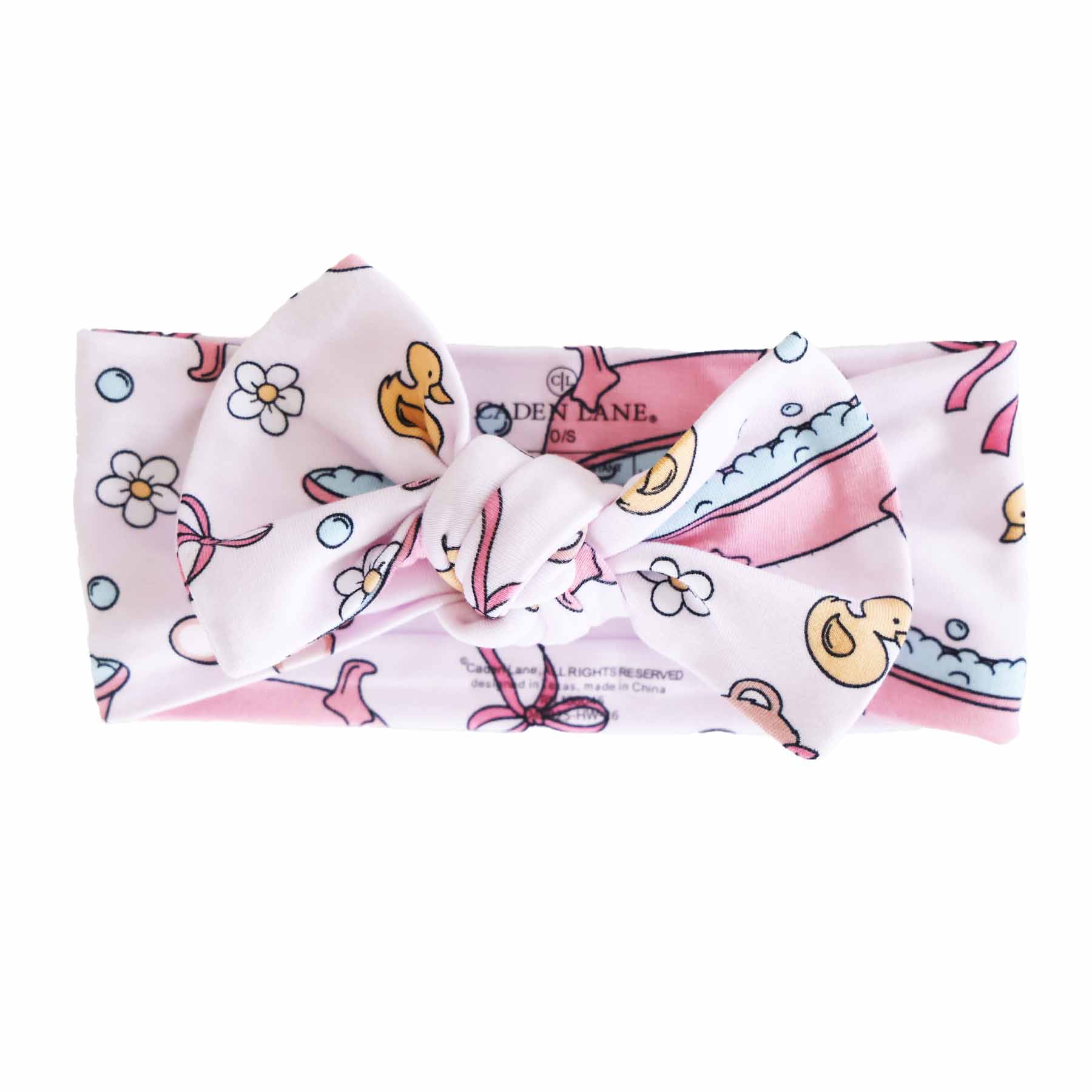  Bathtime Besties Knit Large Bow Headwrap | Pink、mySite、layawaytickets