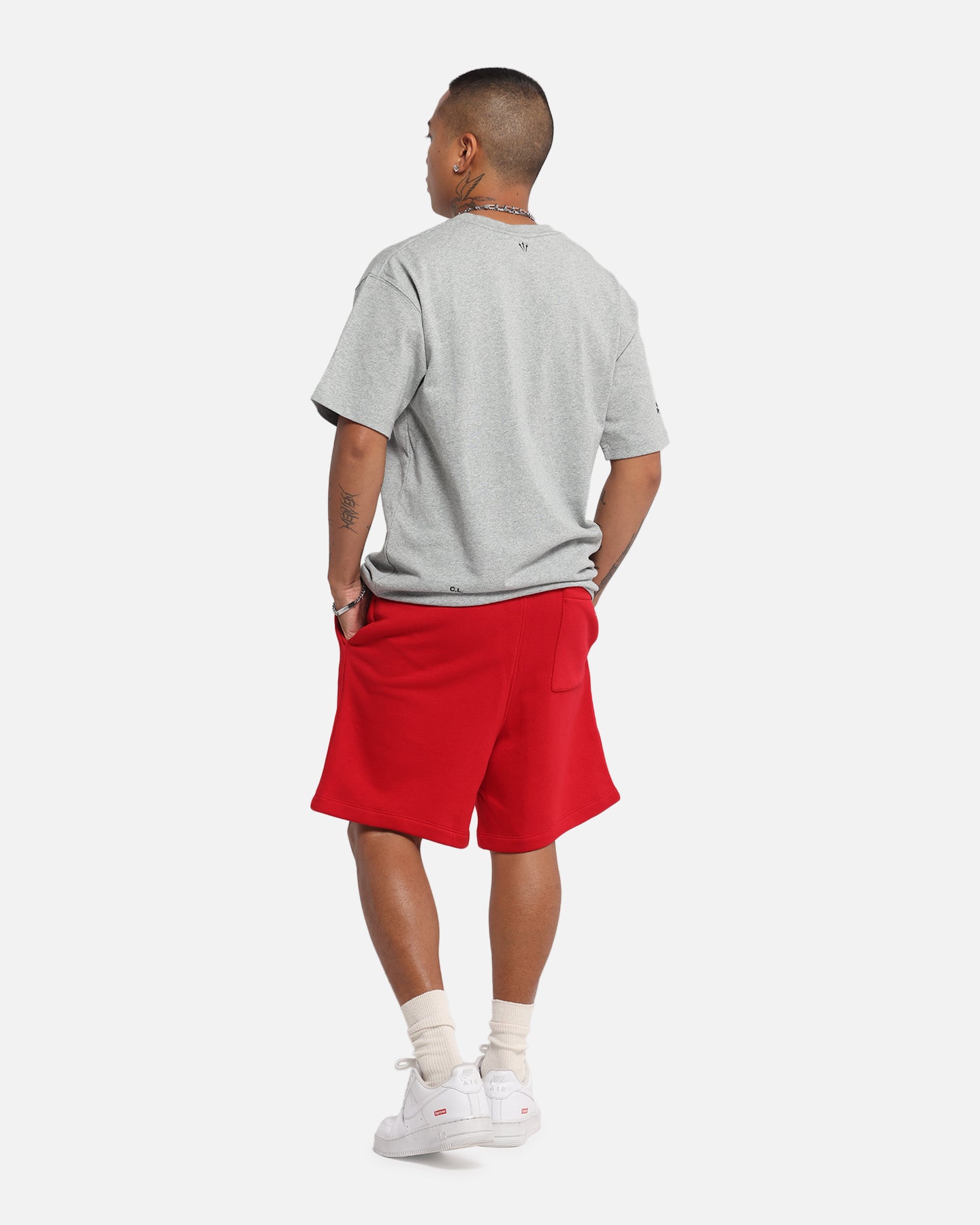 Jordan Brooklyn Fleece Shorts Gym Red/White、mySite、zt4zffjzw