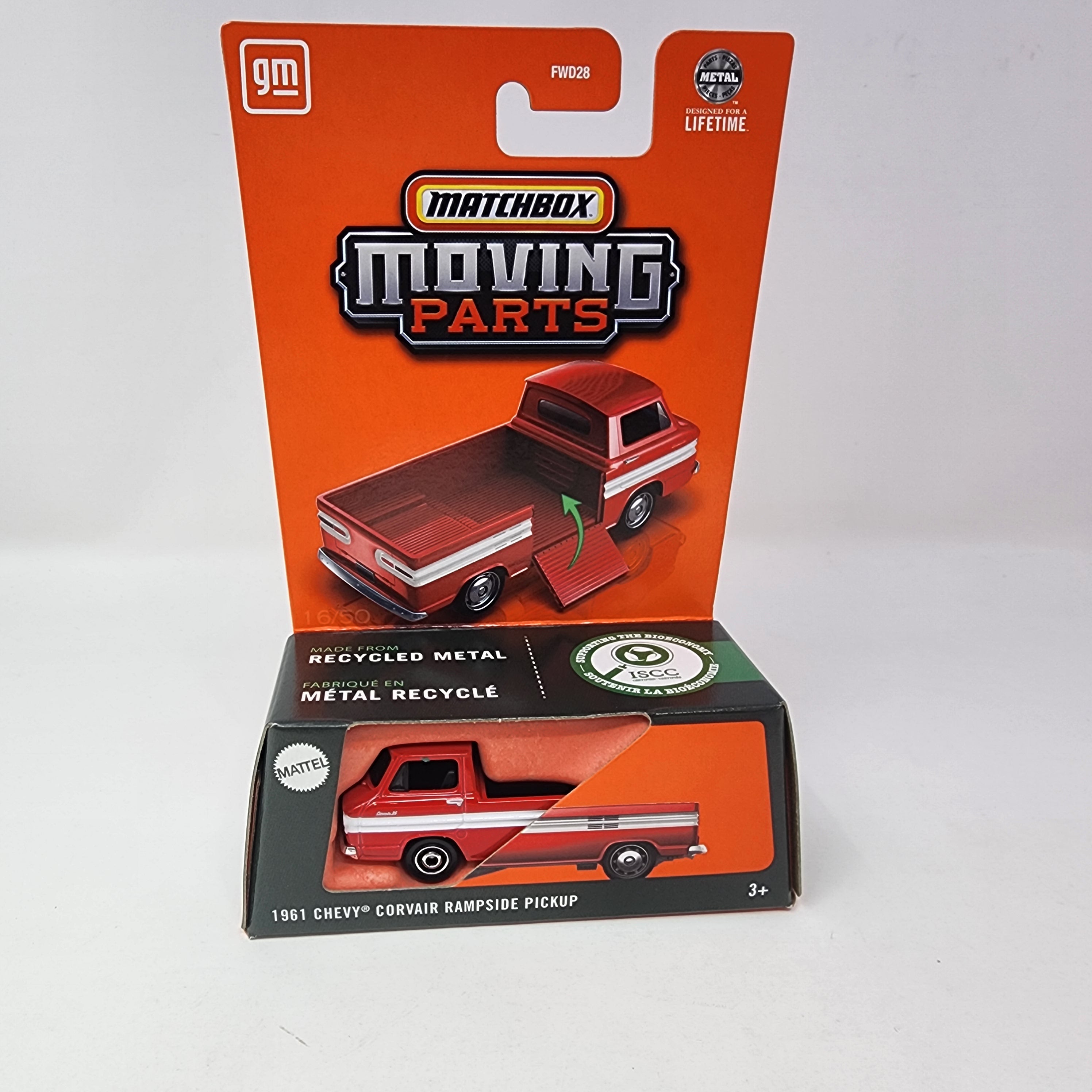1961 Chevy Corvair Rampside Pickup * RED * 2025 Matchbox Moving Parts Case C、mySite、hgirdovlk