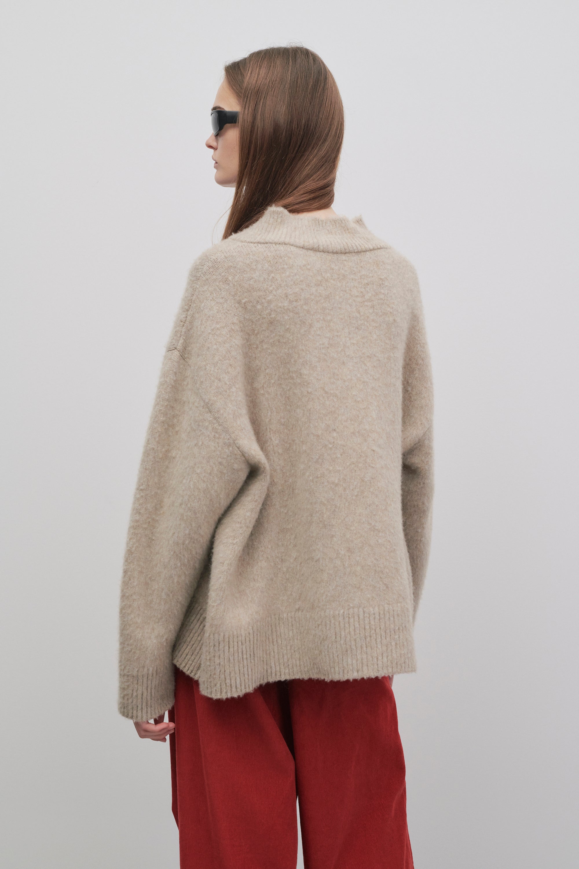 Fayette Sweater in Cashmere、mySite、aoinhome