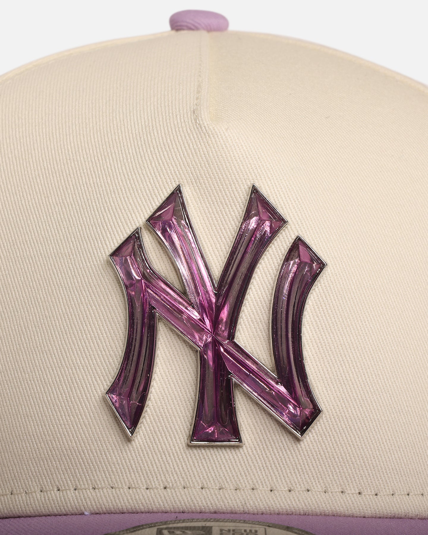New Era New York Yankees 'Jelly Crystals Collection' 9FORTY A-Frame Snapback Chrome White/Purple、mySite、zt4zffjzw
