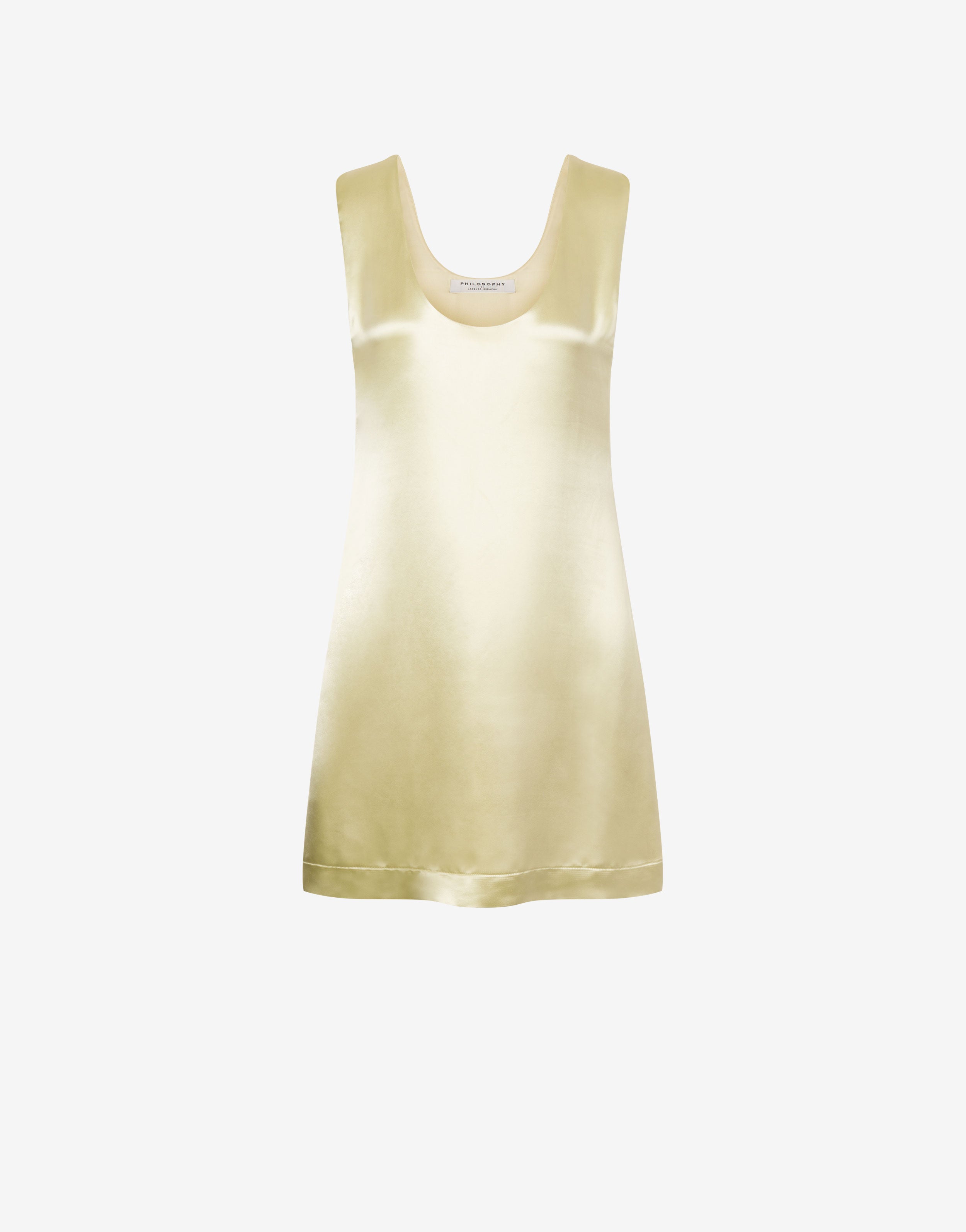 Minidress in raso di viscosa、mySite、aoinhome