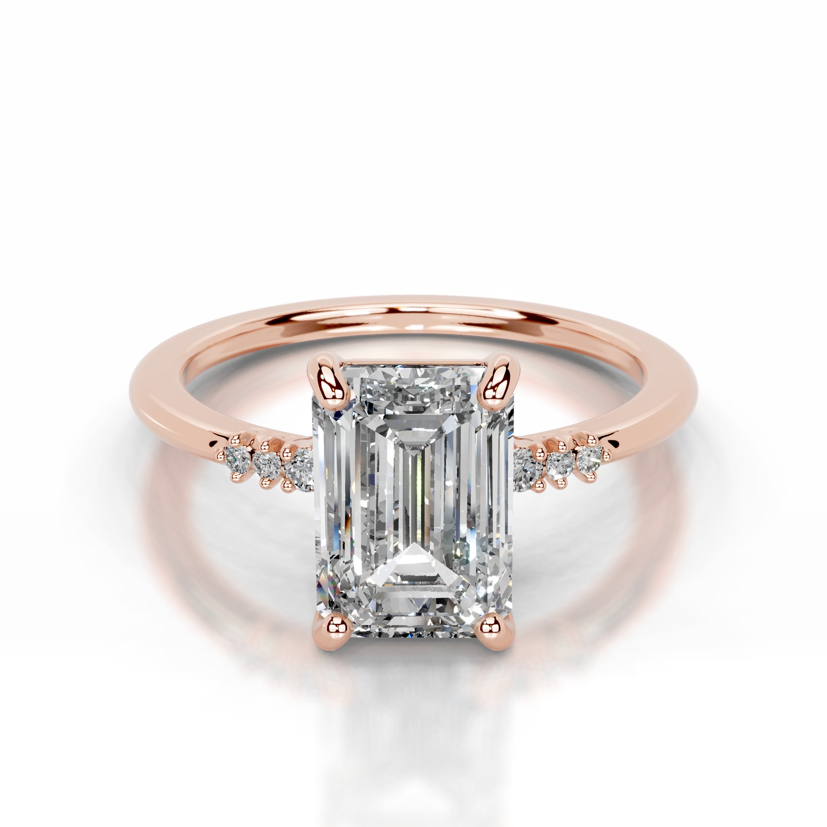 Hope Lab Grown Diamond Ring - 14K Rose Gold、mySite、hinf8tx79