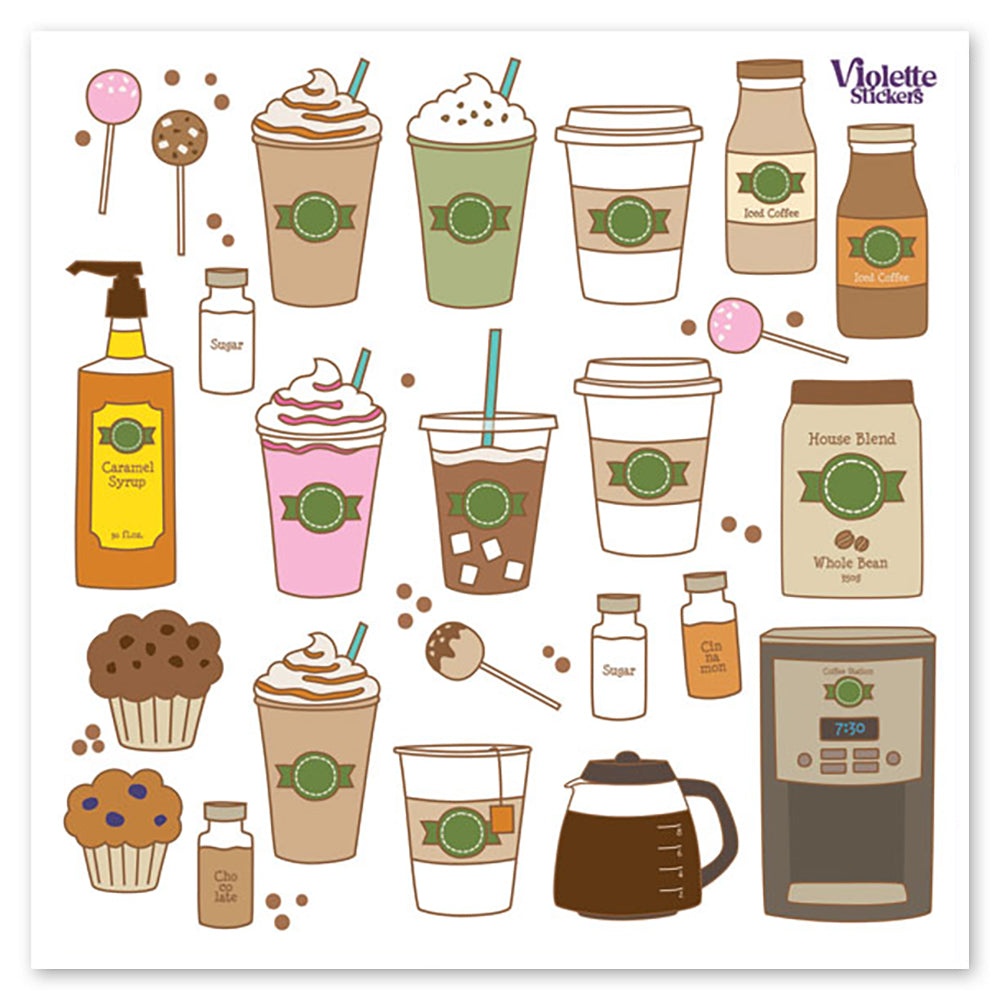  Coffee Treats Stickers、mySite、ghnorth