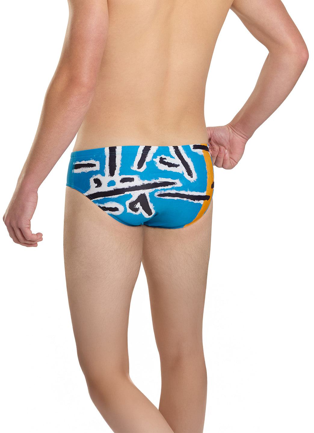 Sporti Senecio Splash Brief Swimsuit (26-40)、mySite、noshort