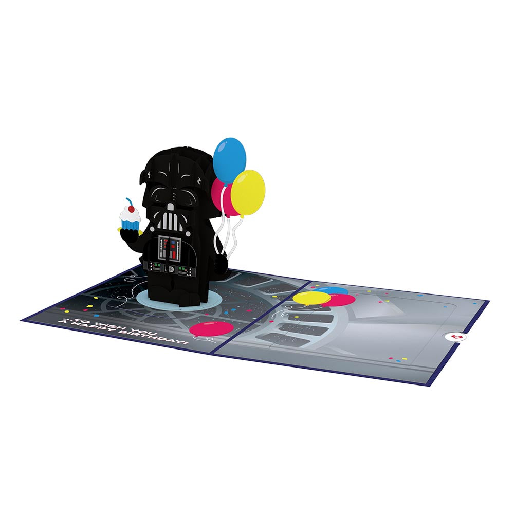 Star Wars™ Darth Vader™ Birthday Card with Pop-Up Gift、mySite、solidvoid