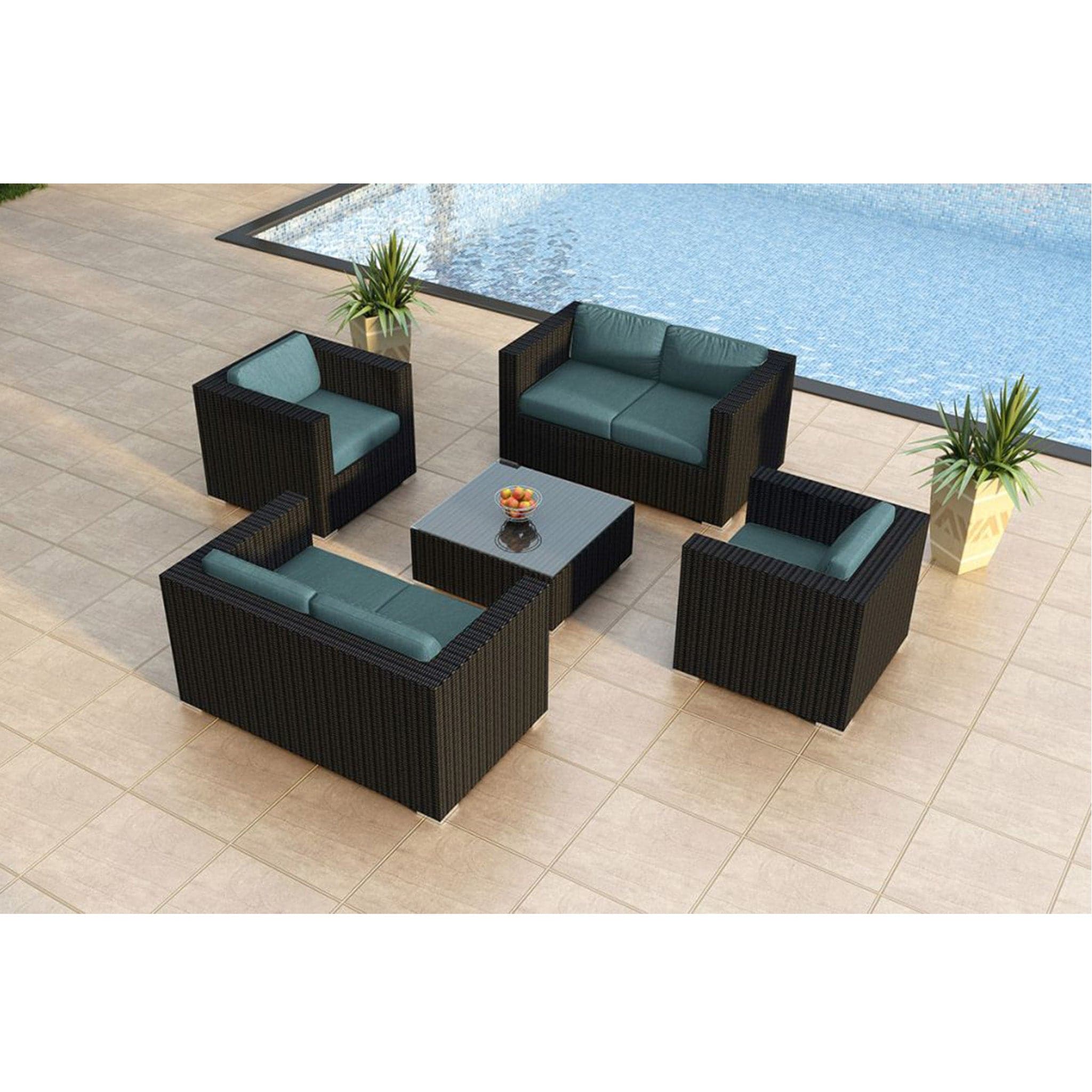 Urbana 5 Piece Double Loveseat Set、mySite、neckold