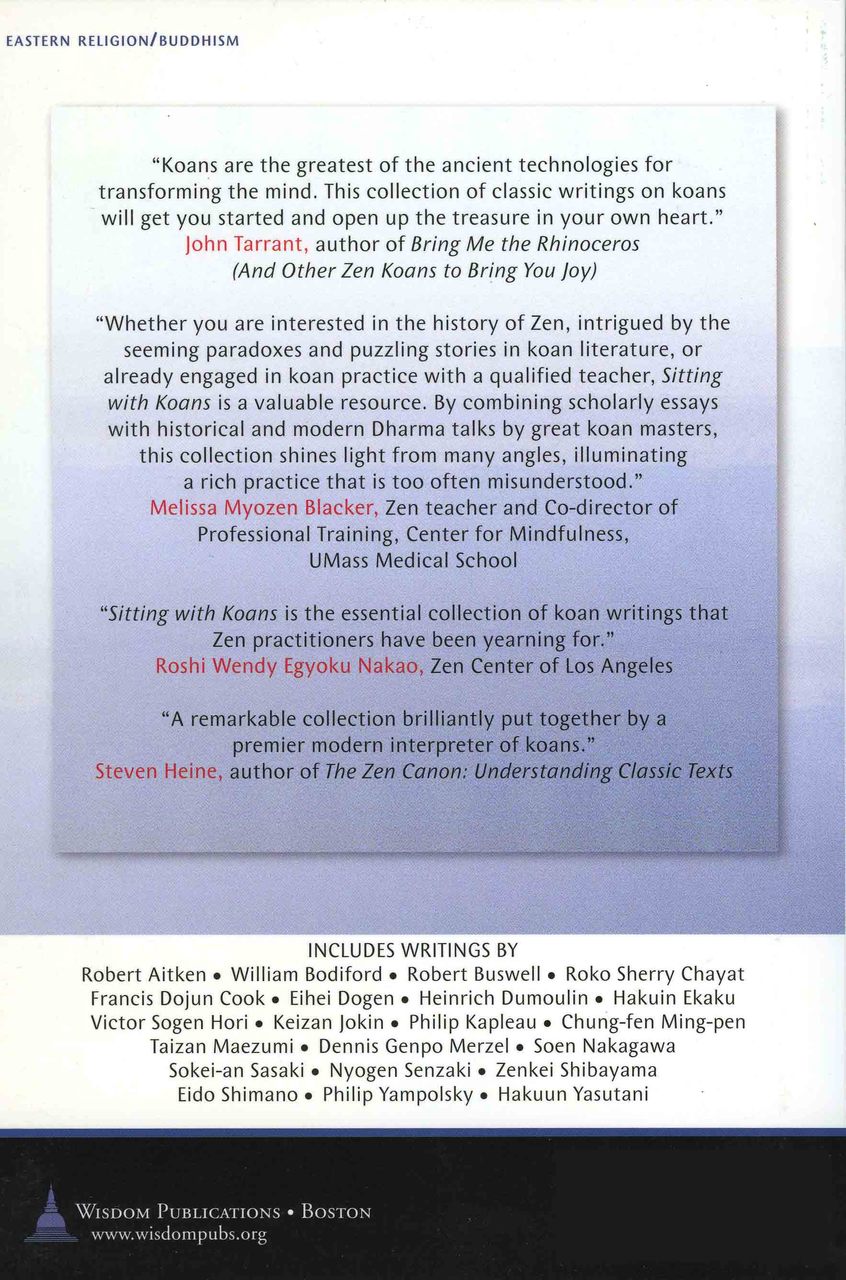 Sitting With Koans: Essential Writings on the Zen Practice of Koan Study、mySite、topwebapps