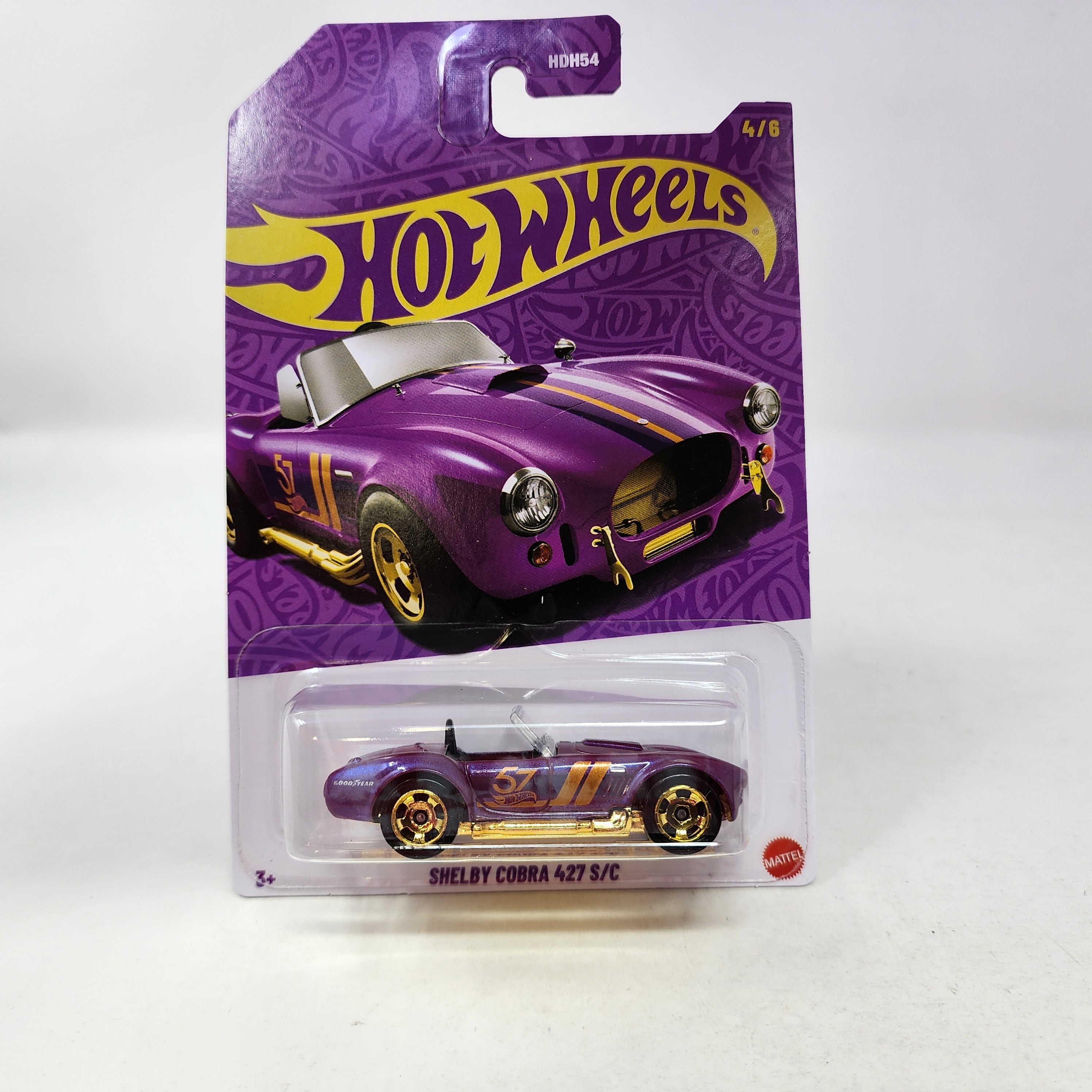 Shelby Cobra 427 S/C #4 * 2025 Hot Wheels Pearl & Chrome 57th Anniversary Mix 2、mySite、hgirdovlk