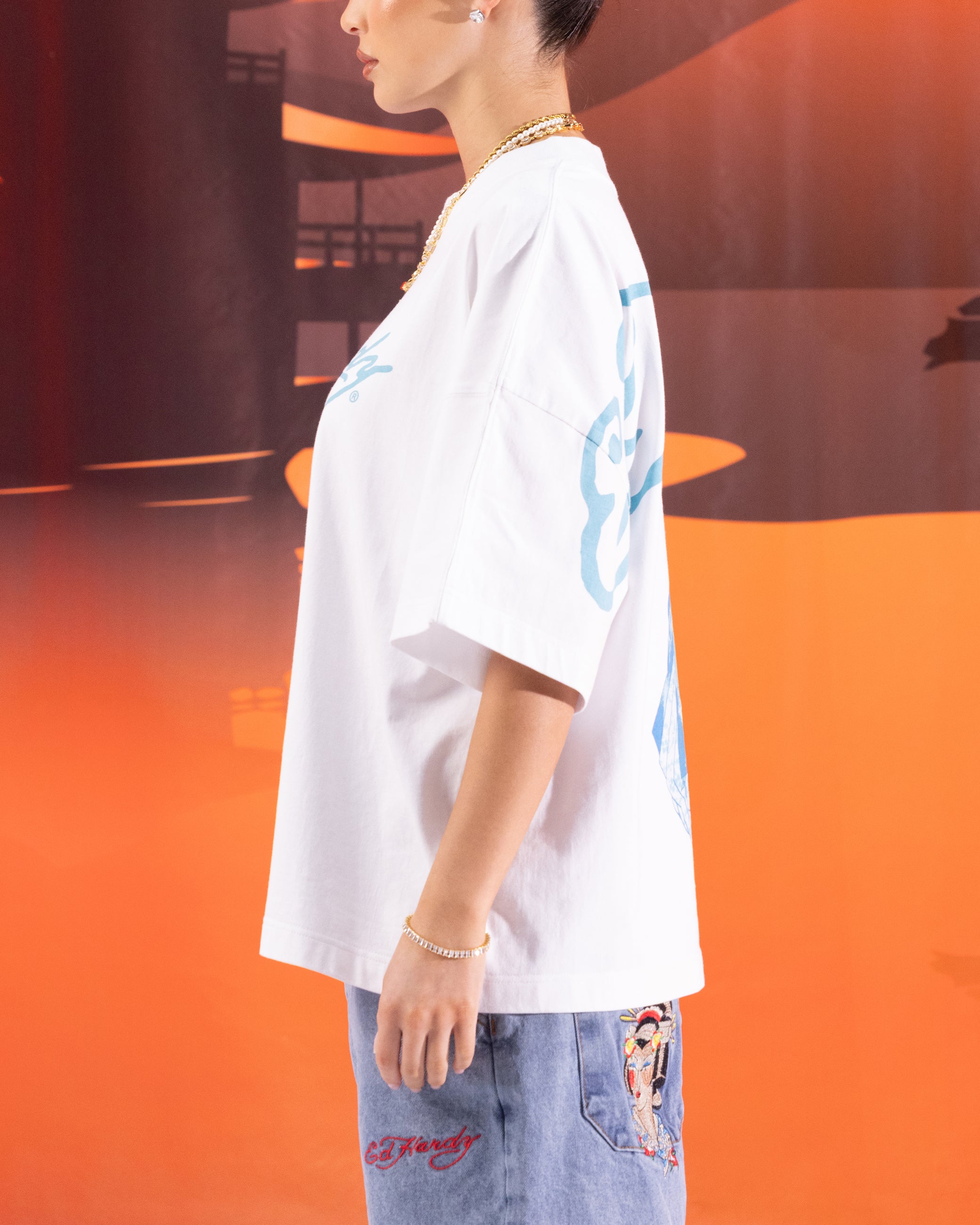 Ed Hardy Geisha T-Shirt Off White、mySite、zt4zffjzw