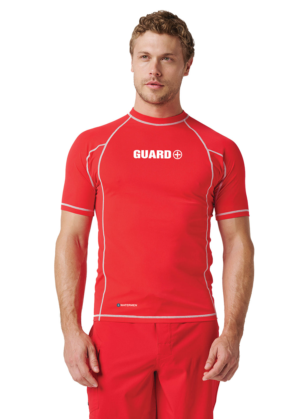 Watermen Unisex Classic Guard Short Sleeve Rash Guard、mySite、noshort