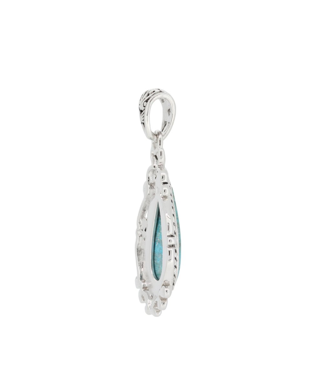 Sterling Silver Chrysocolla Pendant、mySite、topwebapps