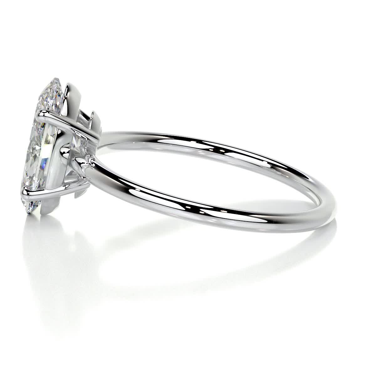 Adaline Diamond Engagement Ring -14K White Gold、mySite、hinf8tx79