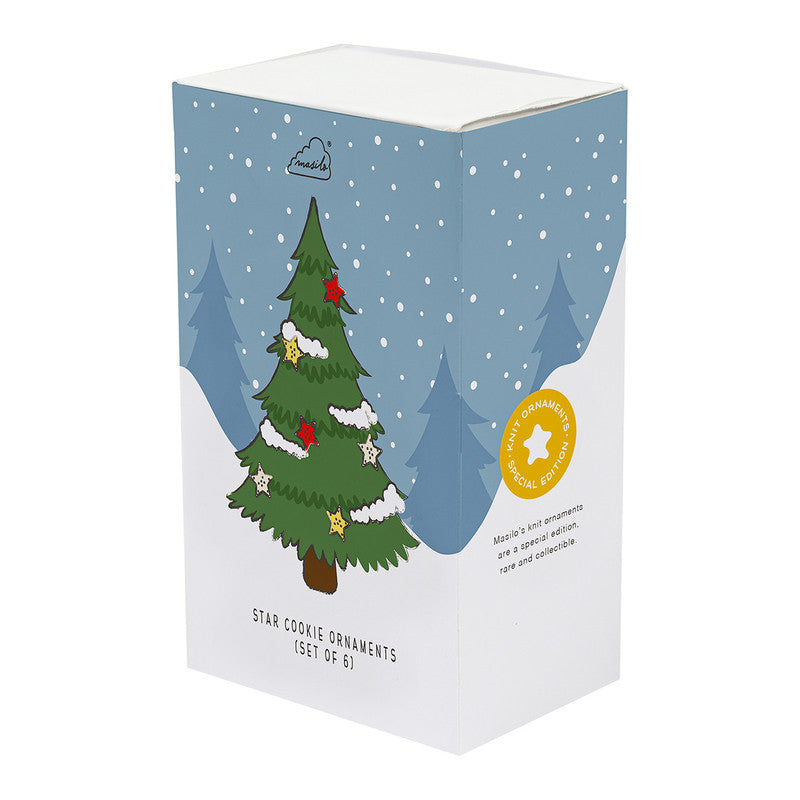 Star Cookie Ornaments | Set of 6 | Multicolour、mySite、camillekostekn