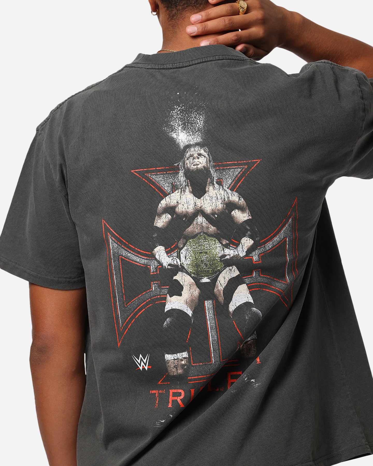 Culture Kings X WWE Triple H Wrestlemania XLI Heavy T-Shirt Black Wash、mySite、zt4zffjzw