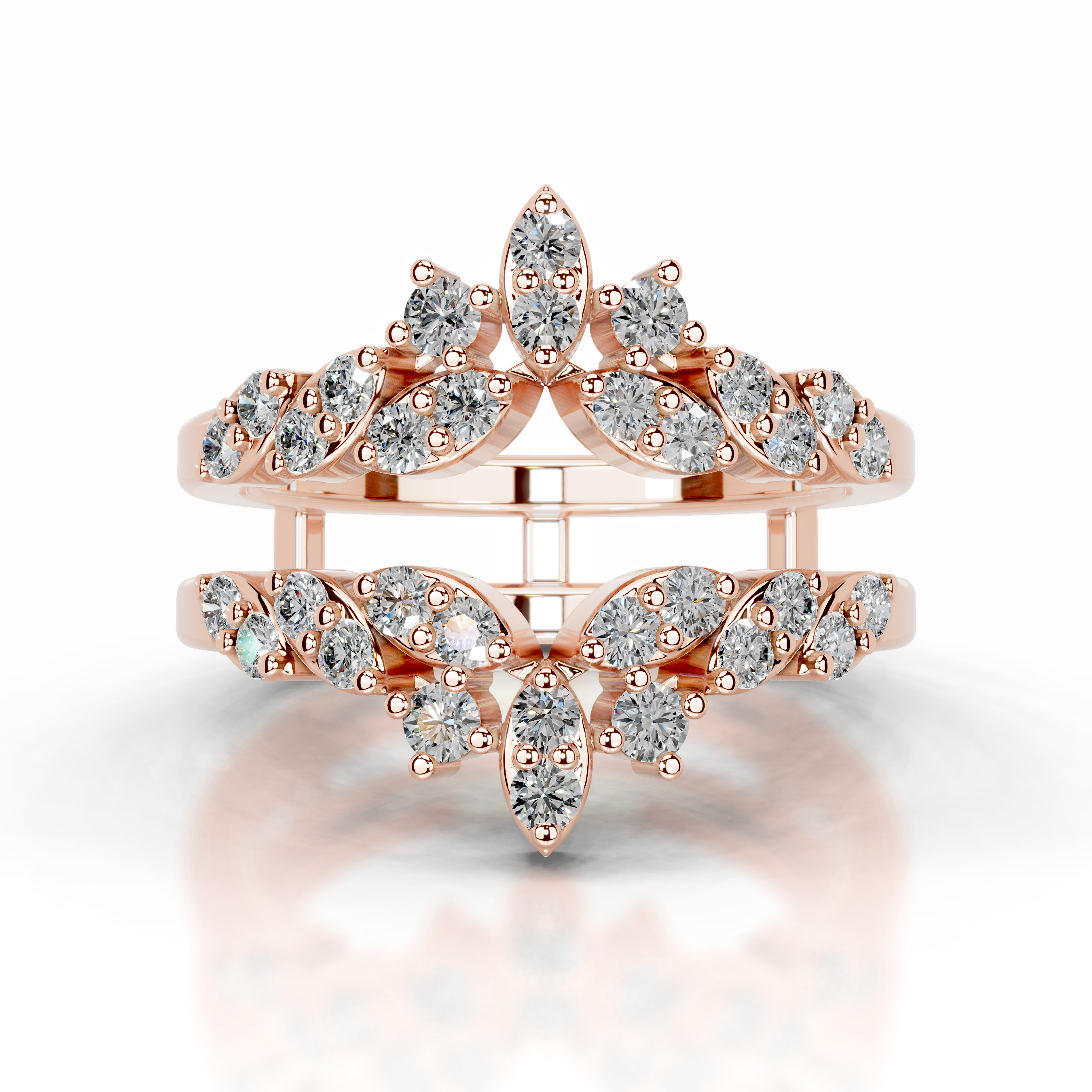 Nikita Diamond Wedding Ring (0.70 Carat) -14K Rose Gold、mySite、hinf8tx79