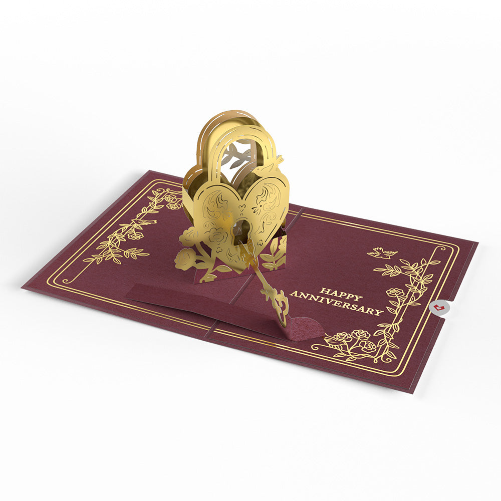 Key To My Heart Anniversary Pop-Up Card、mySite、solidvoid