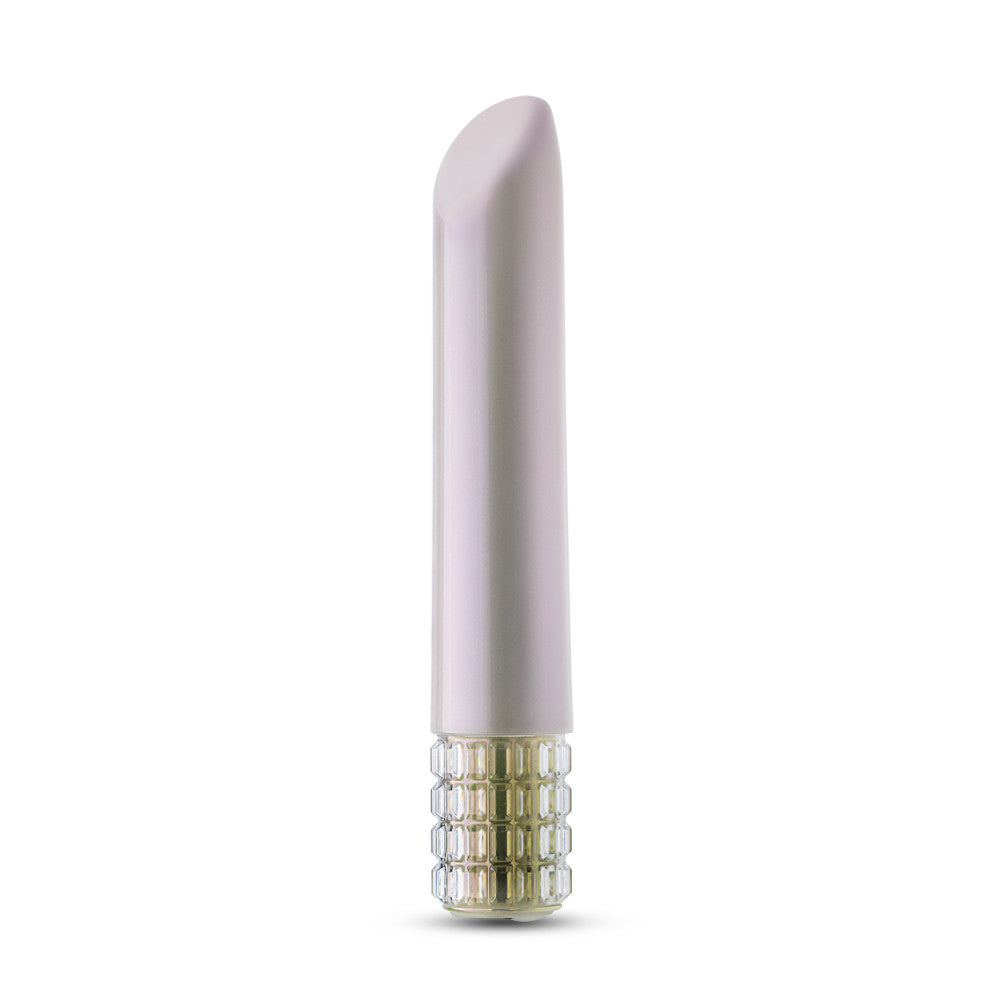 Oh My Gem | Bold 5 Inch Pocket-Sized Power Vibrator With Tapered Tip & Diamond Gem Base – In White、mySite、bottomscart