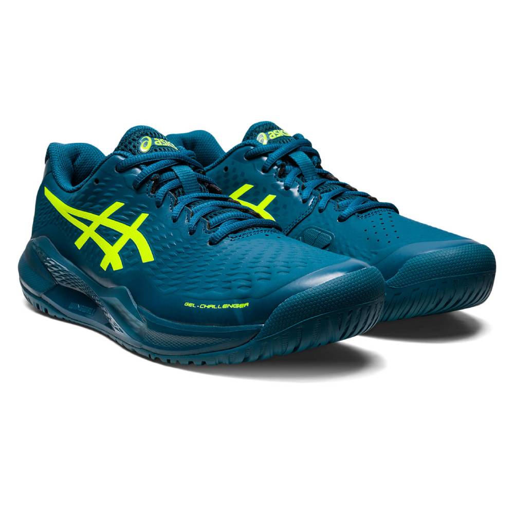 Asics Gel Challenger 14 Men's Tennis Shoe (Blue/Yellow)