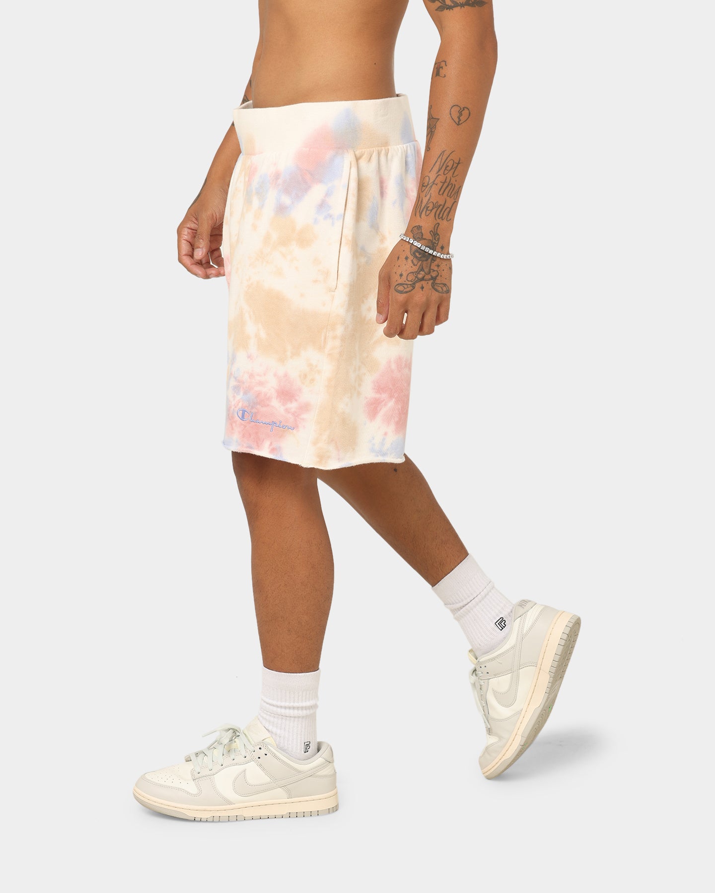 Champion Lightweight Fleece Sun Washed Shorts Pink Beige、mySite、zt4zffjzw