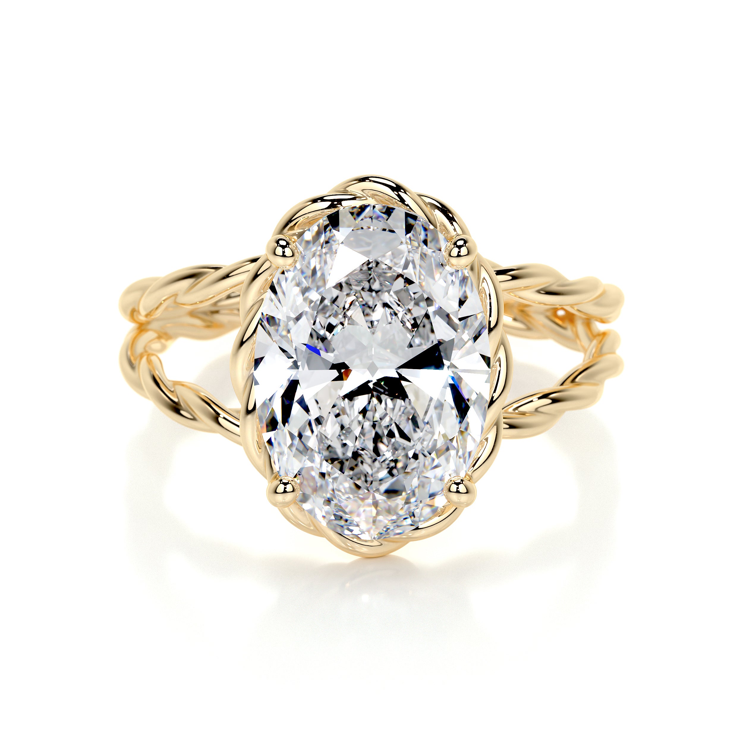 Milani Lab Grown Diamond Ring -18K Yellow Gold、mySite、hinf8tx79