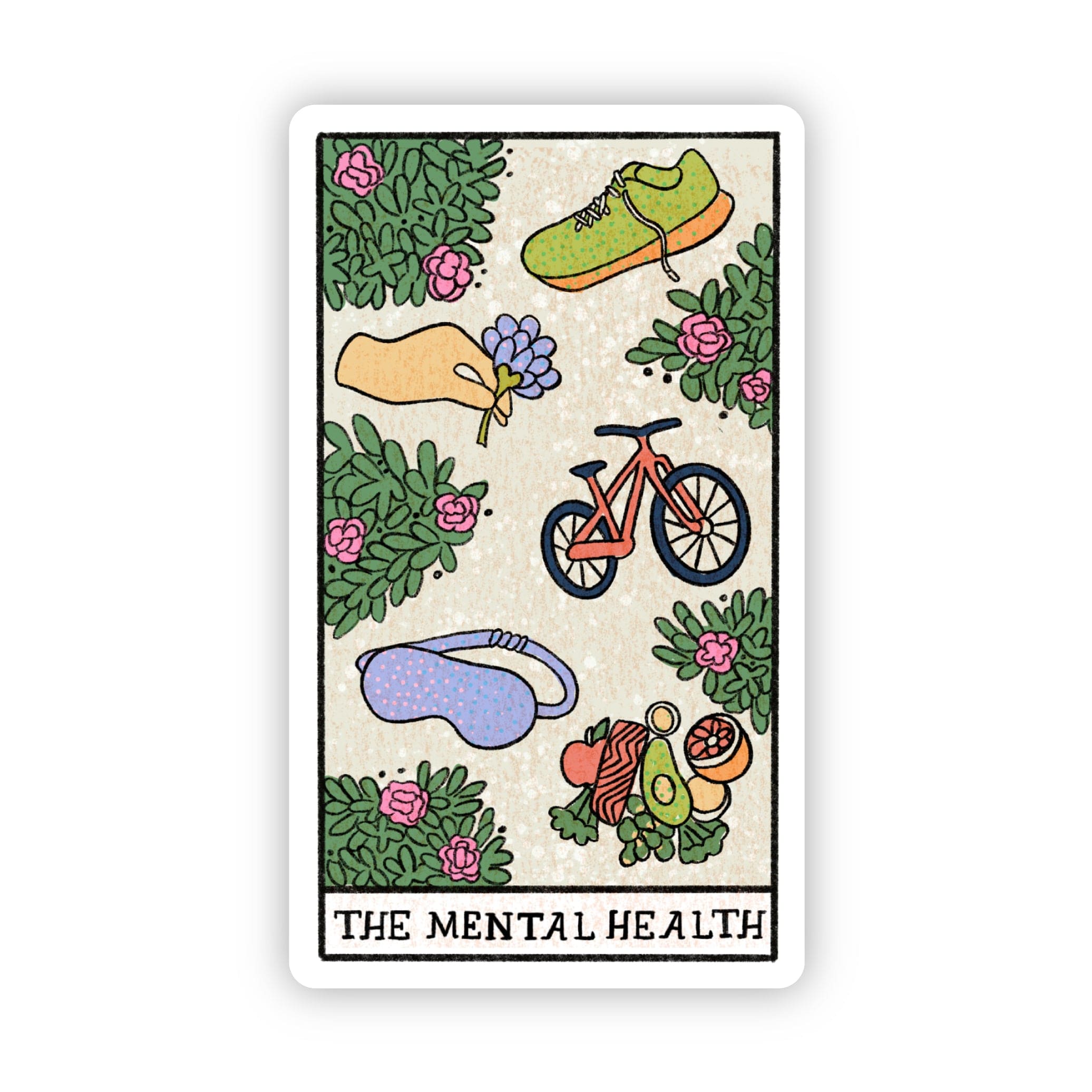  The Mental Health Tarot Card Sticker、mySite、elrpsem3k