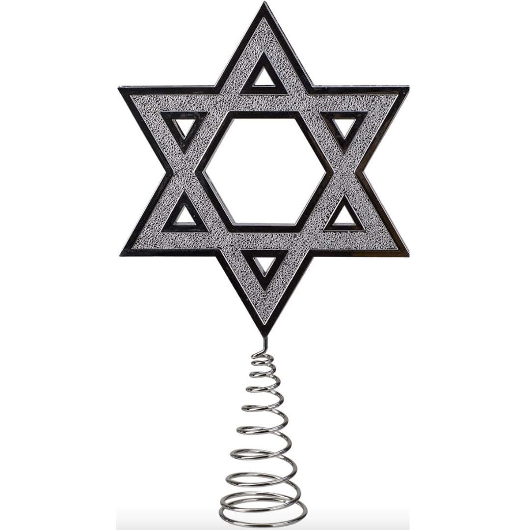 Silver Star of David Chrismukkah Tree Topper、mySite、topwebapps