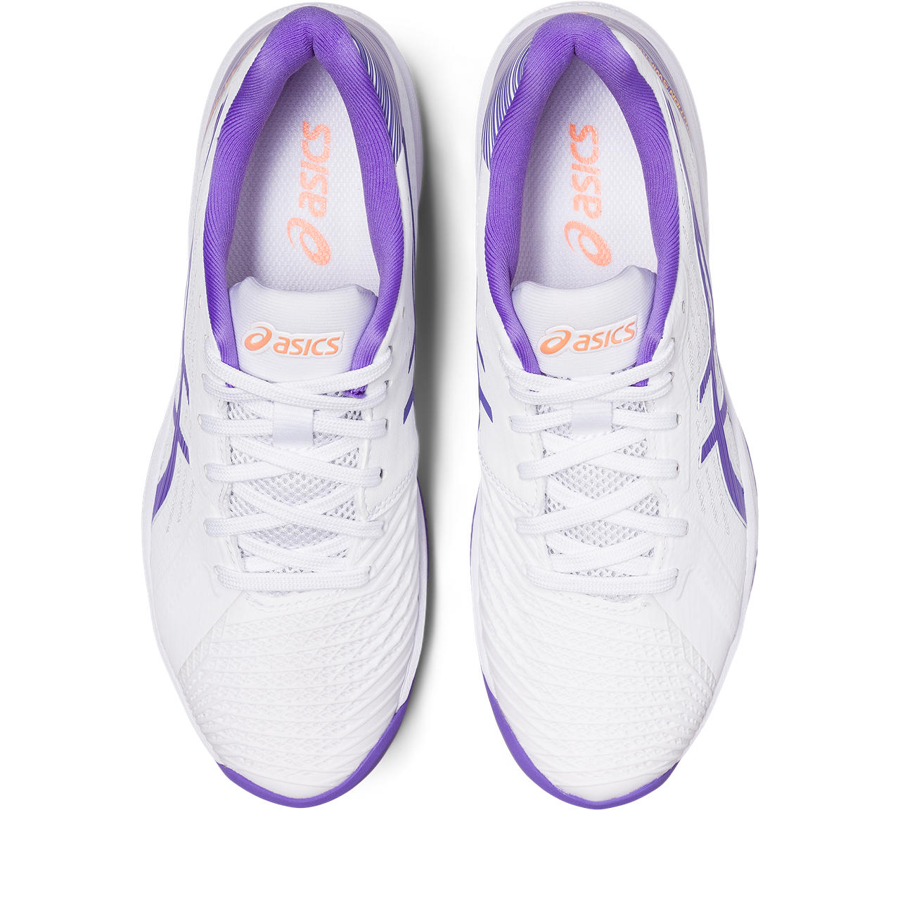 Asics Solution Swift FF Women's Tennis Shoe (White/Purple)