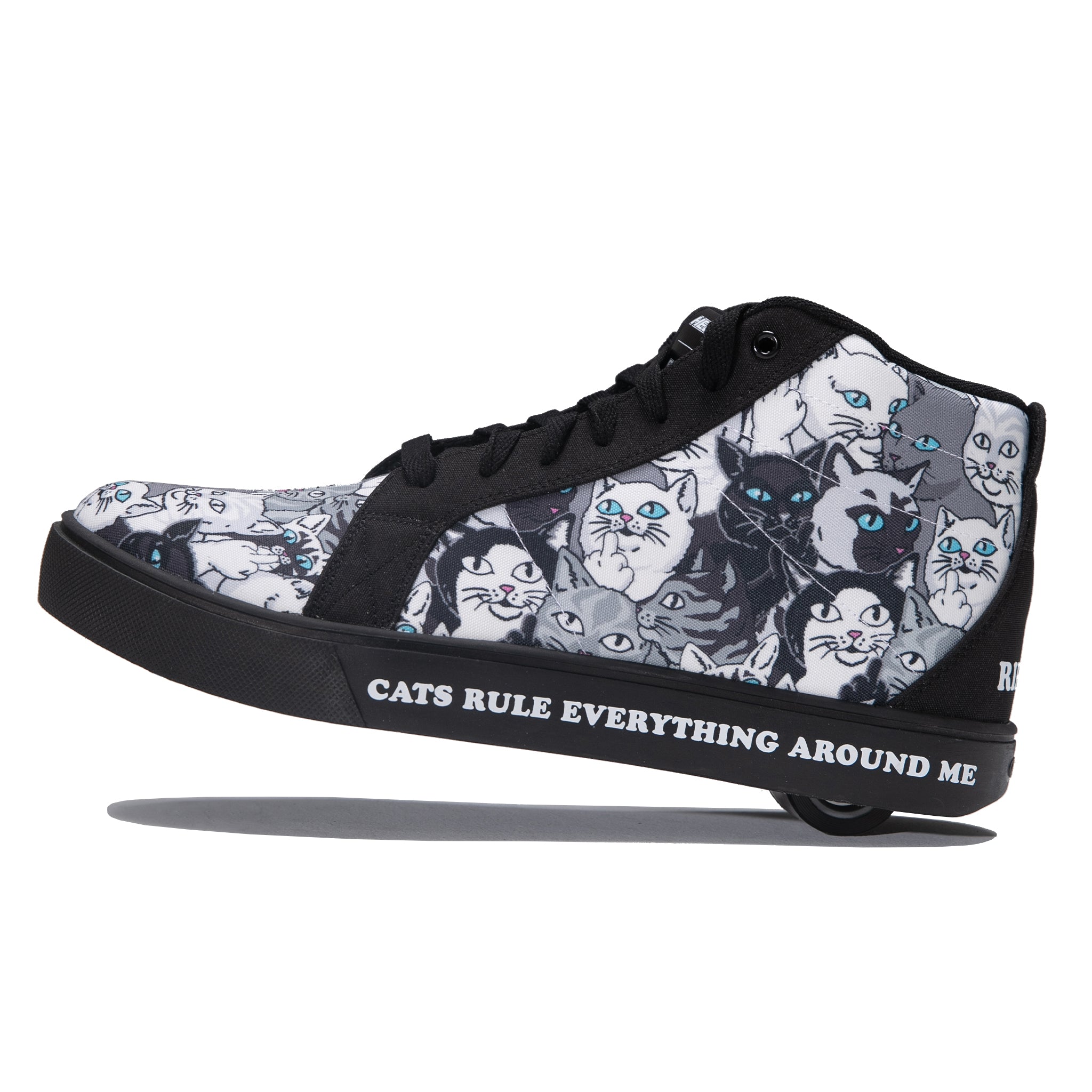  Racer Mid Heelys Mid Shoes (Black / White)、mySite、merchandisen