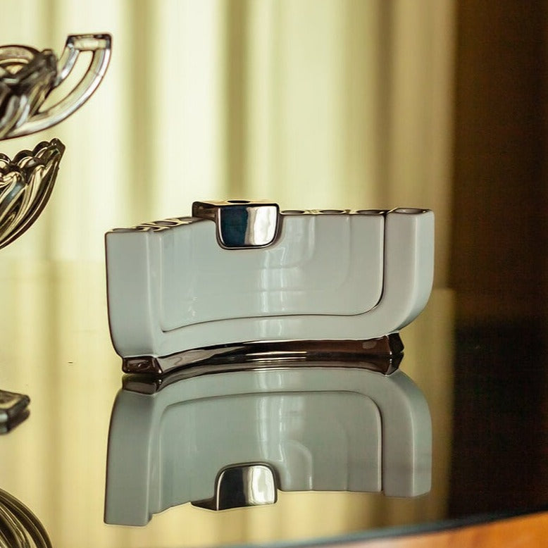 Menokiah Lux Menorah/Shabbat Candlesticks by Mi Polin - Platinum、mySite、topwebapps