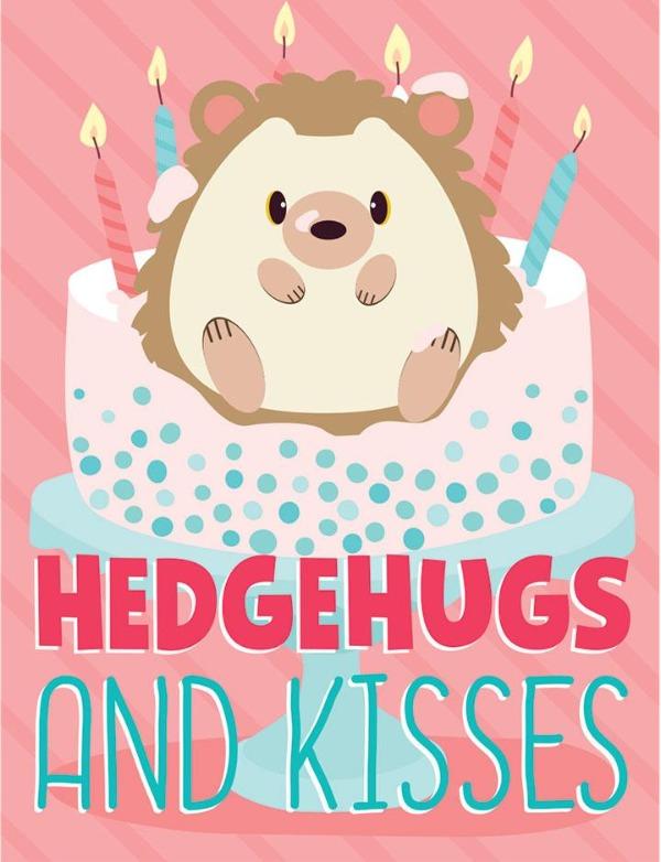  Mini Gift Enclosure Card - Hedgehugs and Kisses、mySite、ghnorth