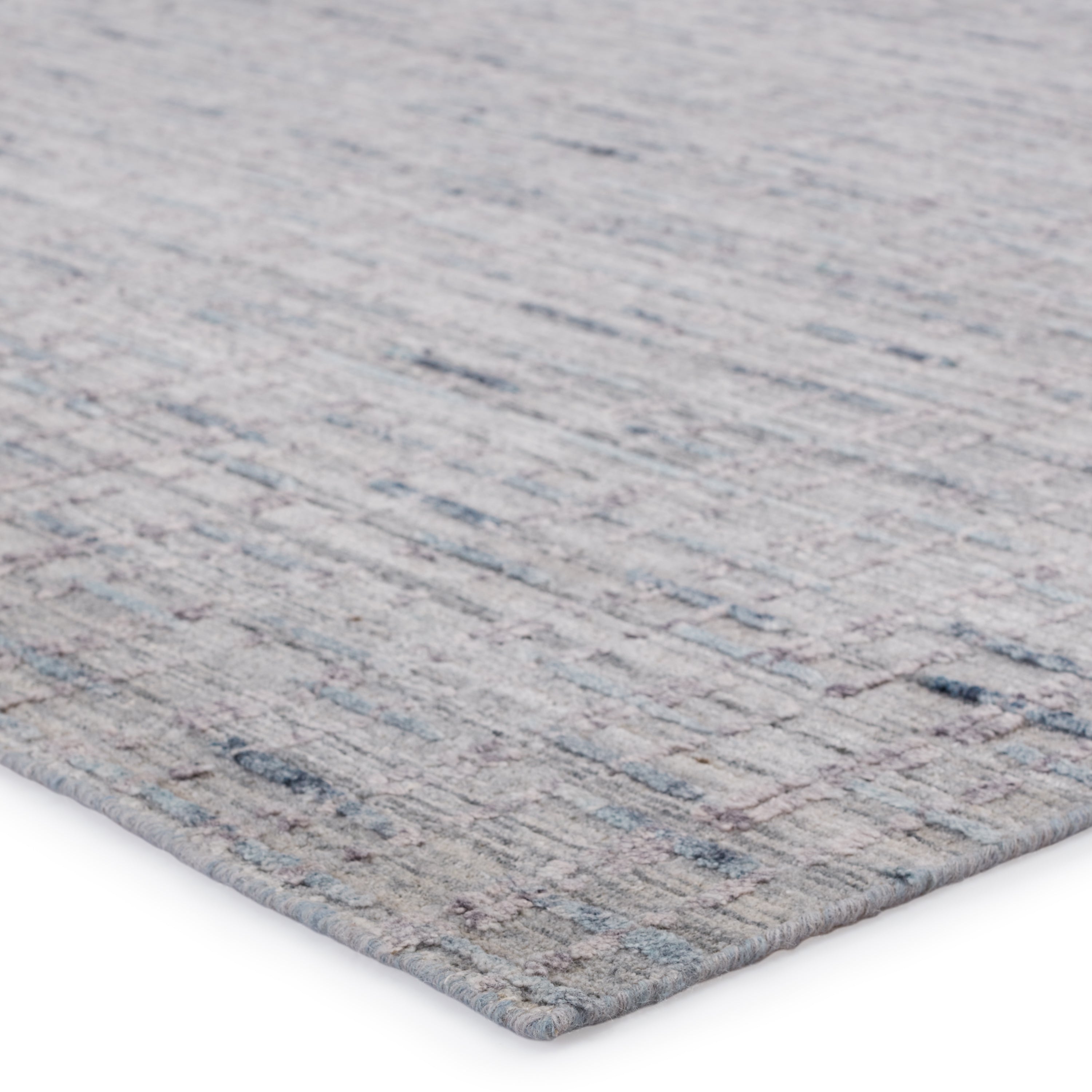 Thaddea Handmade Striped Light Gray Blue Area Rug、mySite、gigharbornorthrealestate