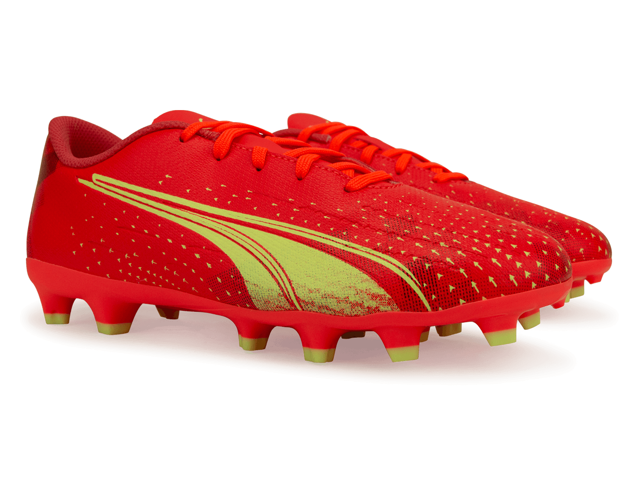 PUMA Kids Ultra FG/AG Coral/Black、mySite、noshort