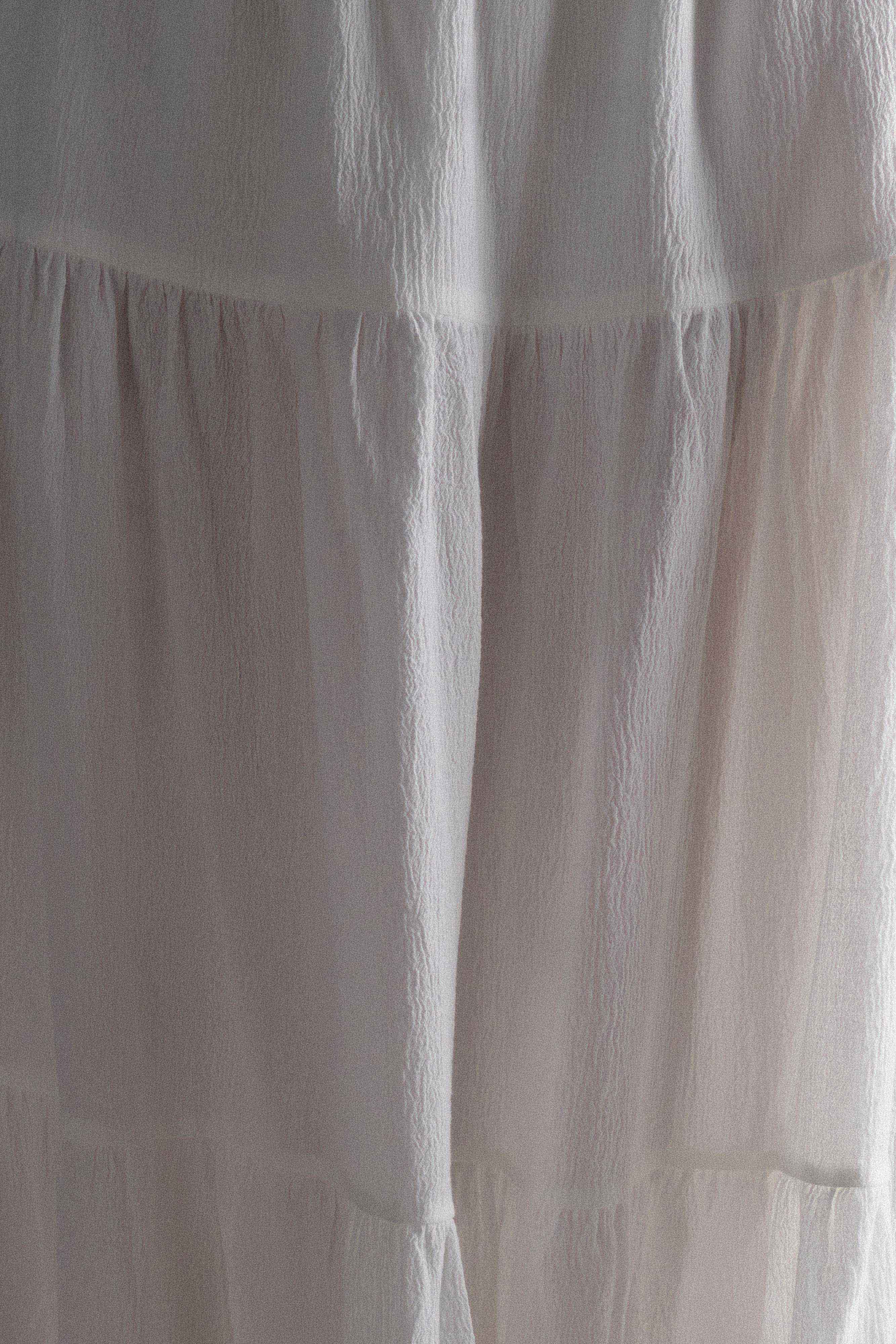 Jacinda Cotton Maxi Skirt - White、mySite、solidvoid
