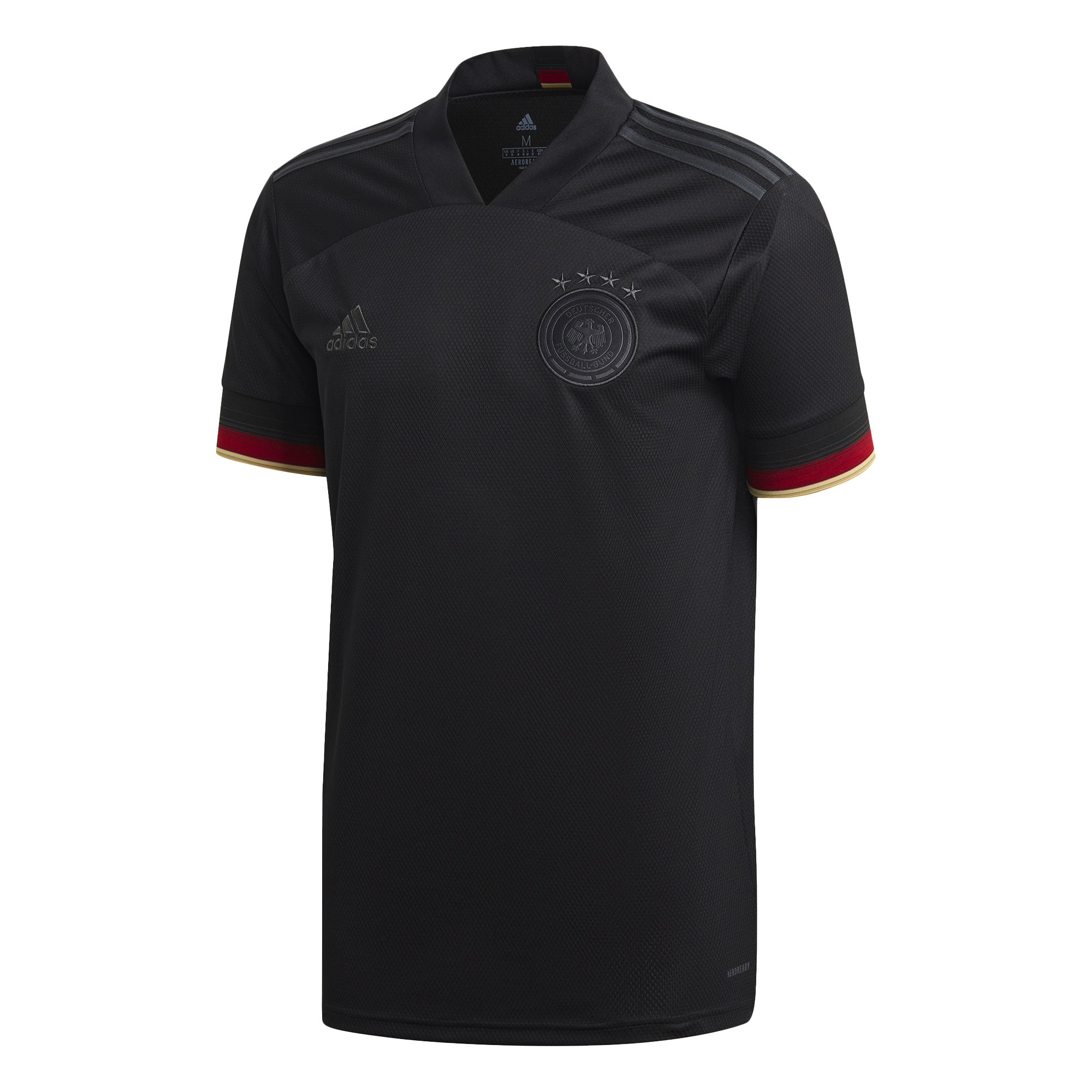adidas Men's Germany 2021/22 Away Jersey Black/Carbon、mySite、noshort
