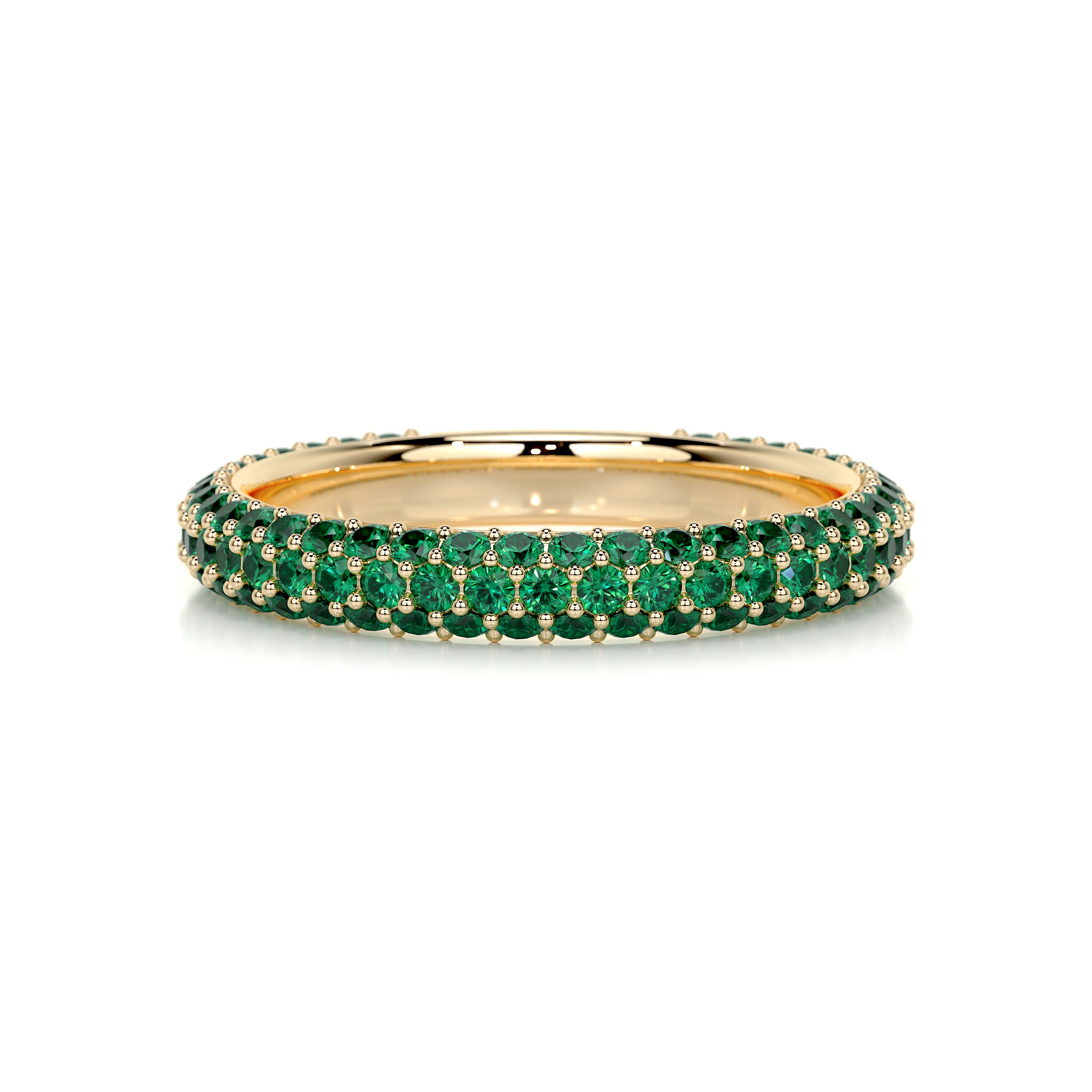 Emma Green Gemstone Wedding Ring (1.25 Carat) - 18K Yellow Gold、mySite、hinf8tx79