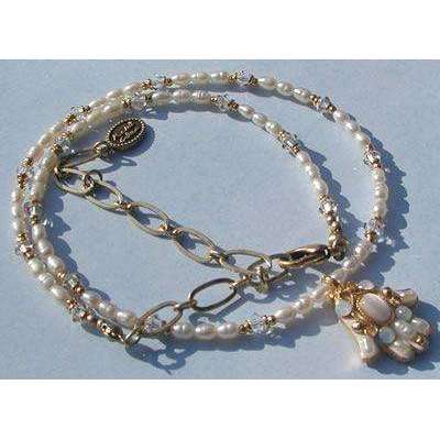 Michal Golan Pearl Hamsa Necklace、mySite、topwebapps