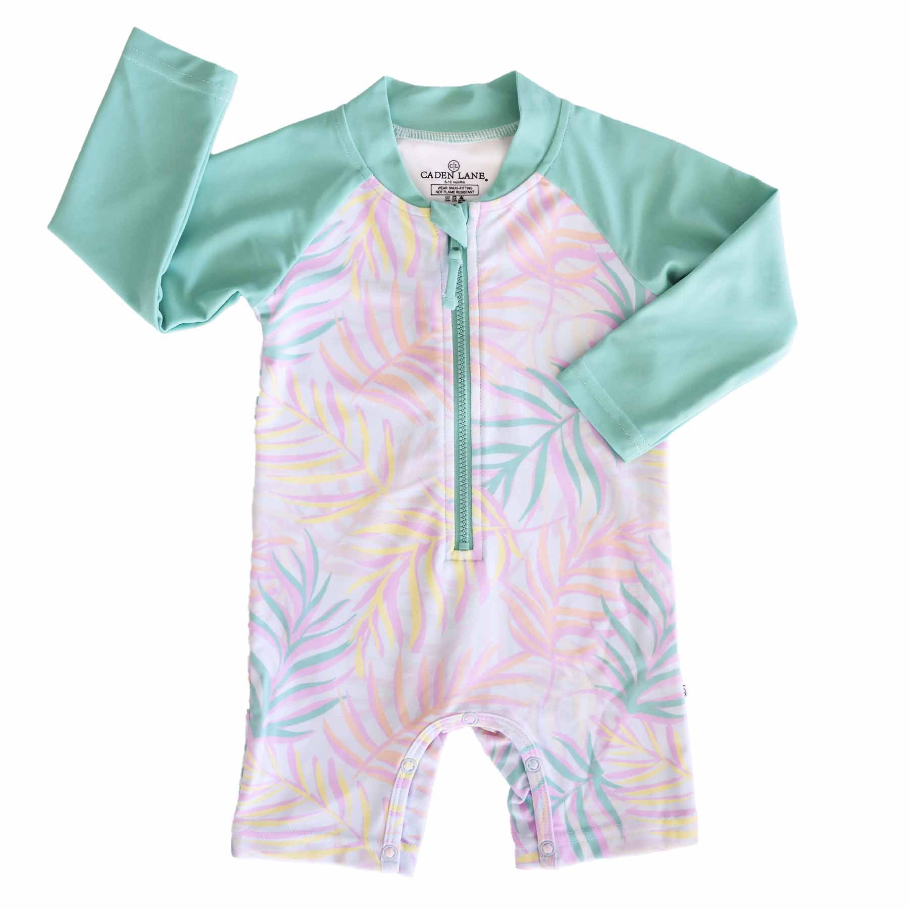  Long Sleeve Rash Guard Swim Romper Shortie | Island Palms、mySite、layawaytickets