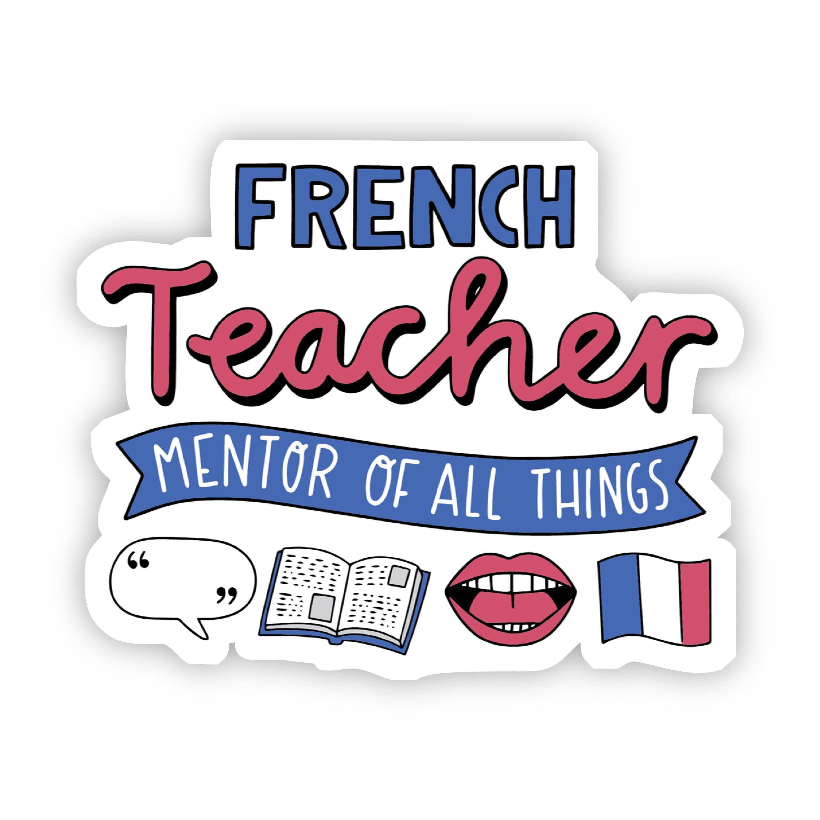  French Teacher Sticker、mySite、elrpsem3k