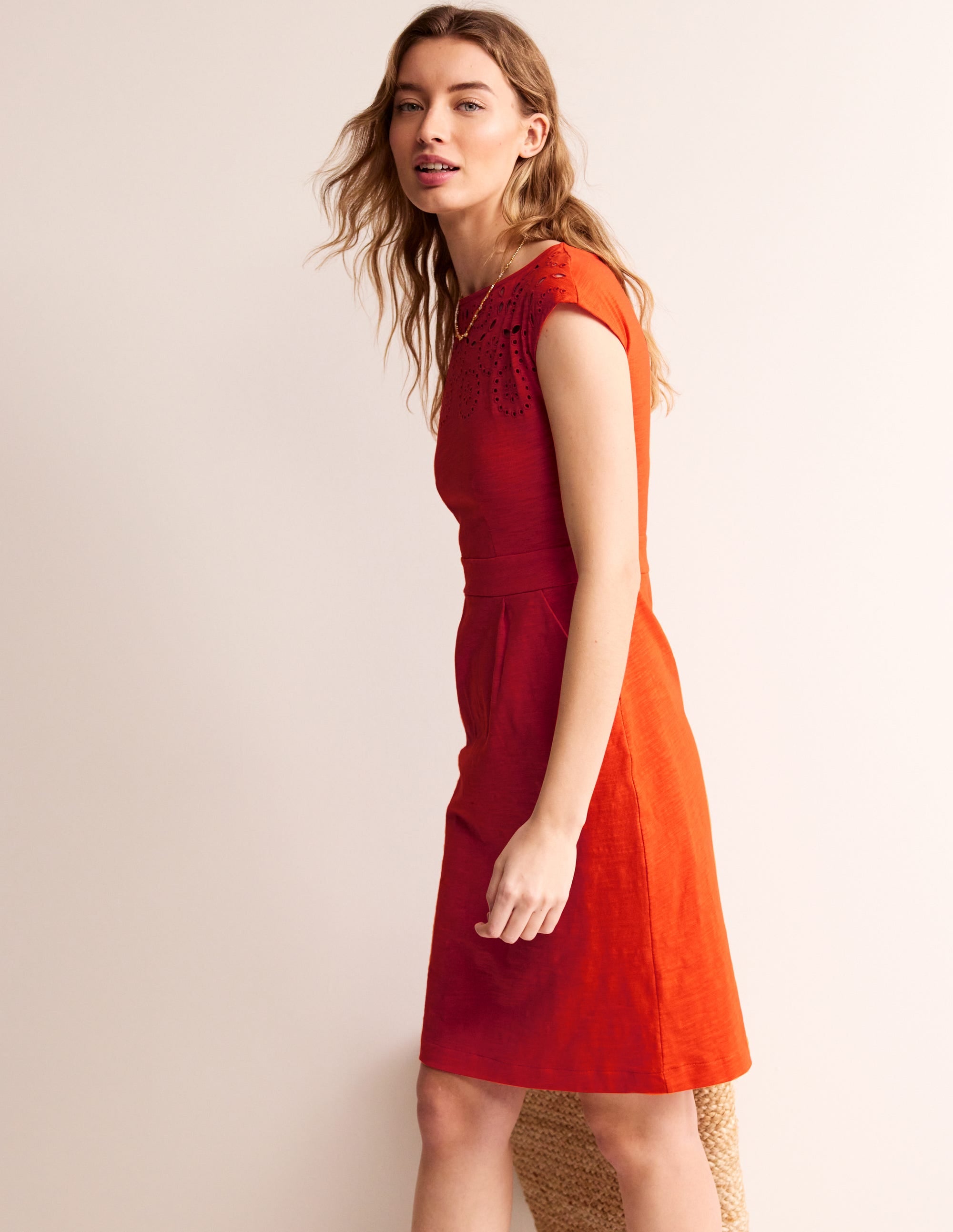  Florrie Broderie Dress-Mandarin Orange、mySite、ashleygrahame