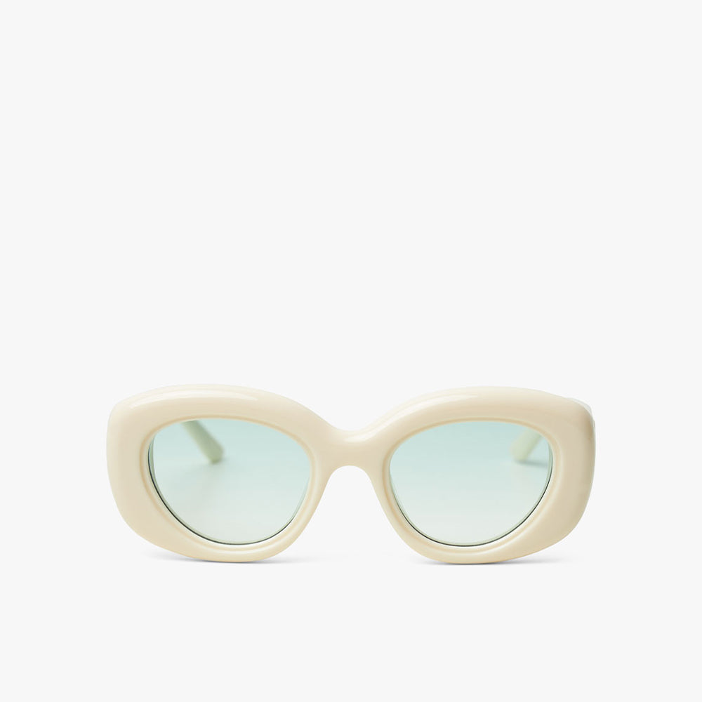  Bonnie Clyde Portal Sunglasses Off White / Green、mySite、merchandisen